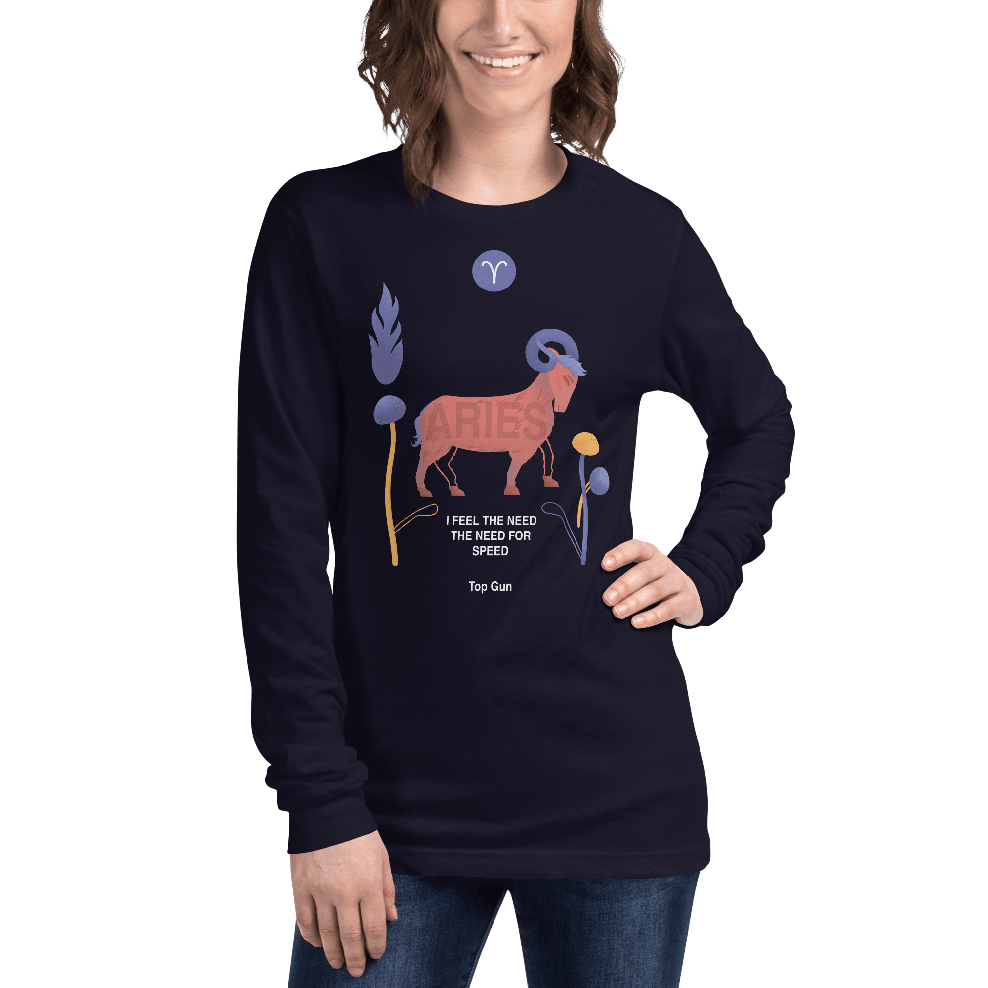 Aries Unisex Long Sleeve Tee Top Gun - Edition - 
