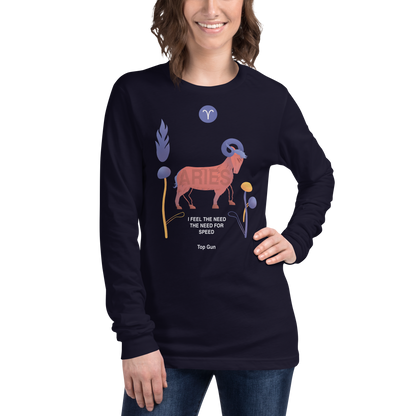 Aries Unisex Long Sleeve Tee Top Gun - Edition