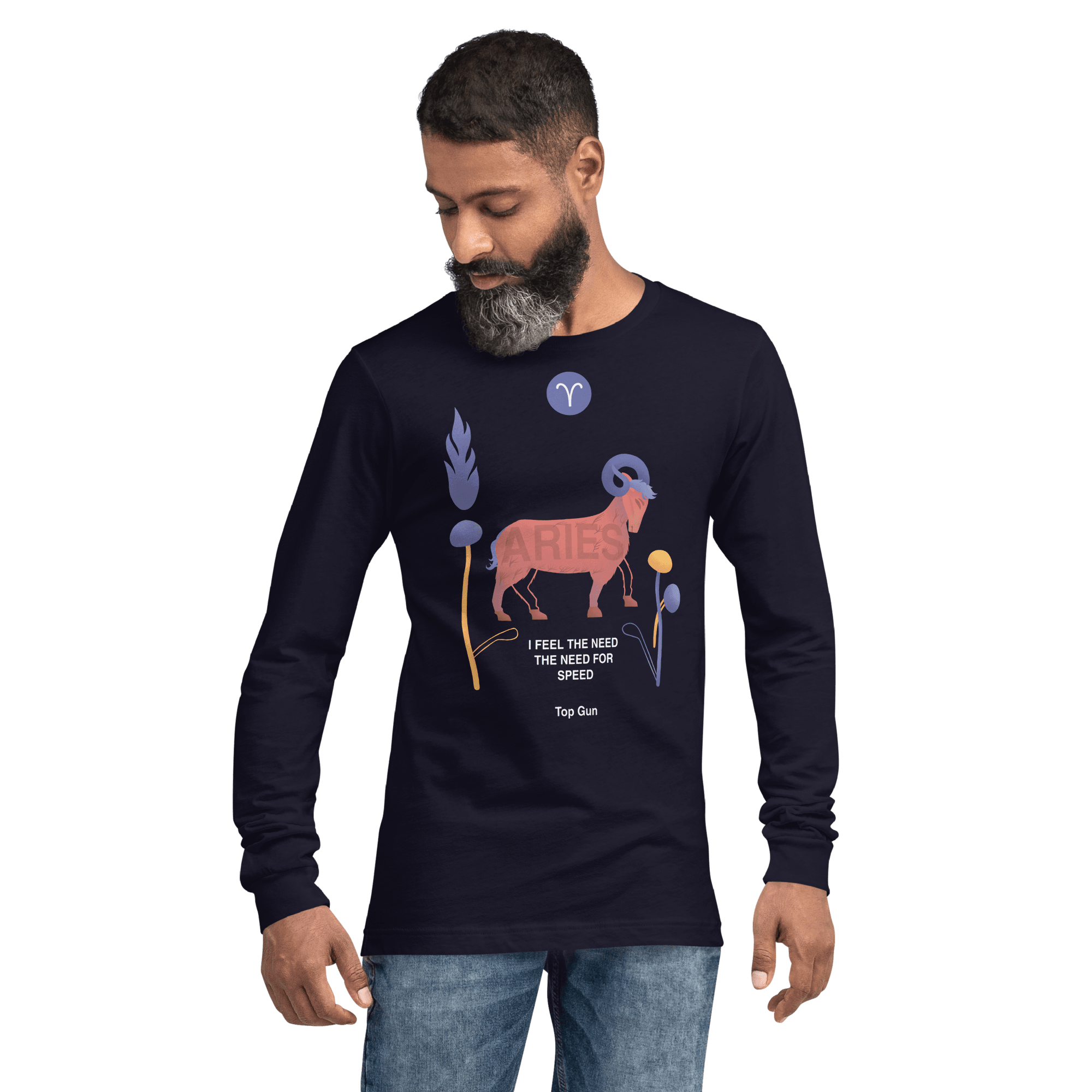 Aries Unisex Long Sleeve Tee Top Gun - Edition - 