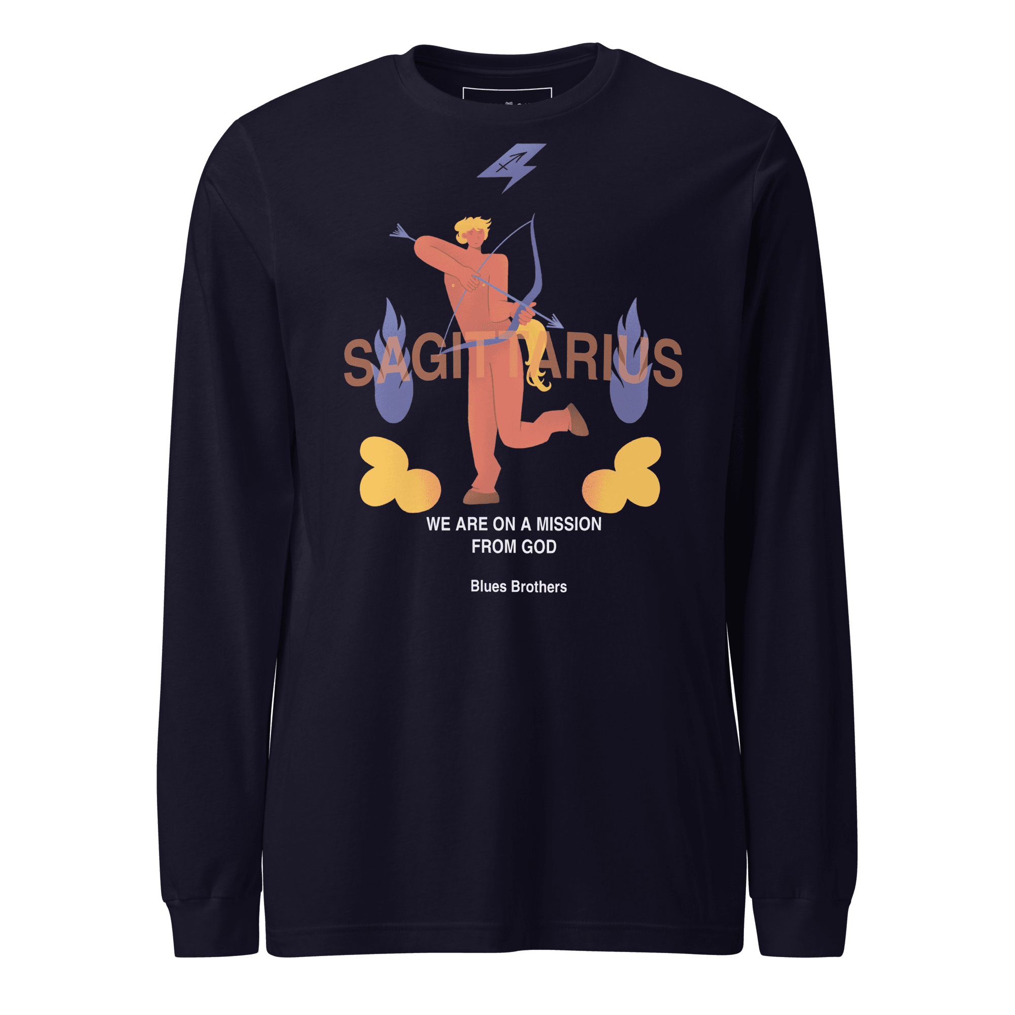 Sagittarius Unisex Long Sleeve Tee - The Blues Brothers Edition - 