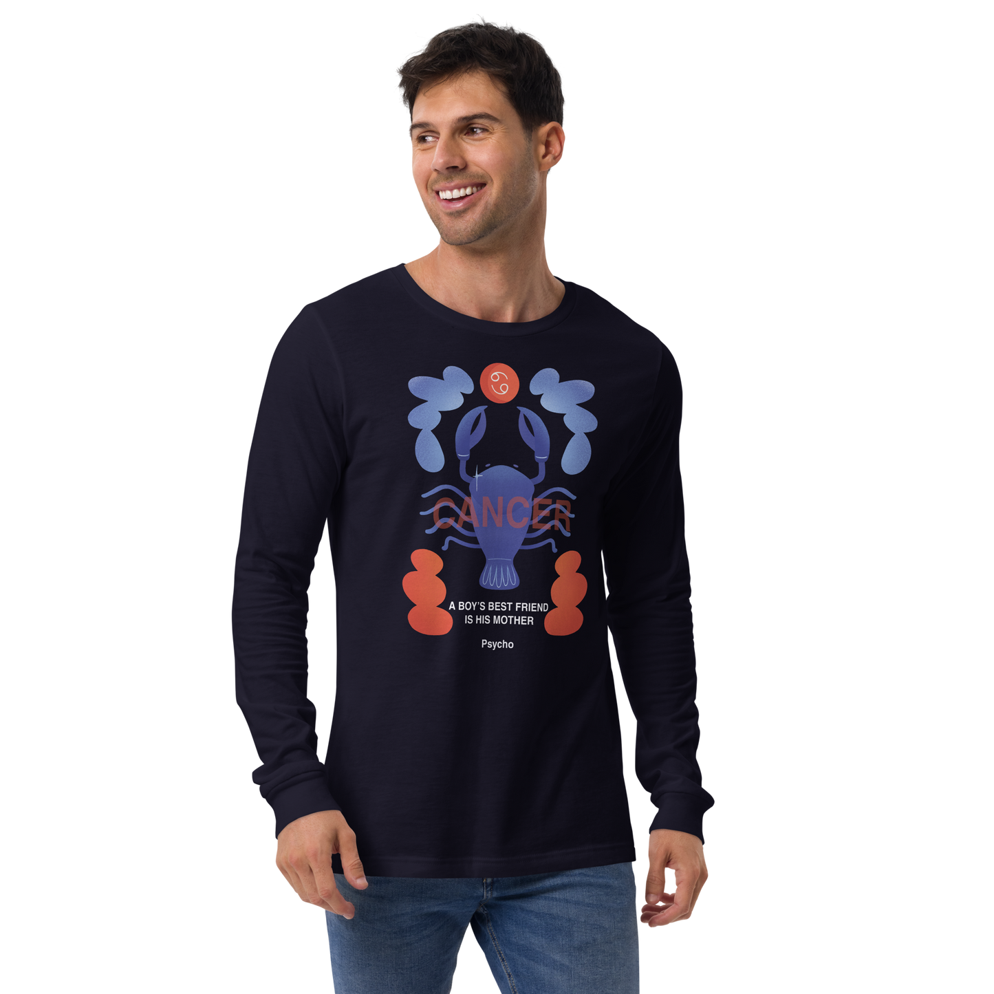 Cancer Unisex Long Sleeve Tee Psycho Edition