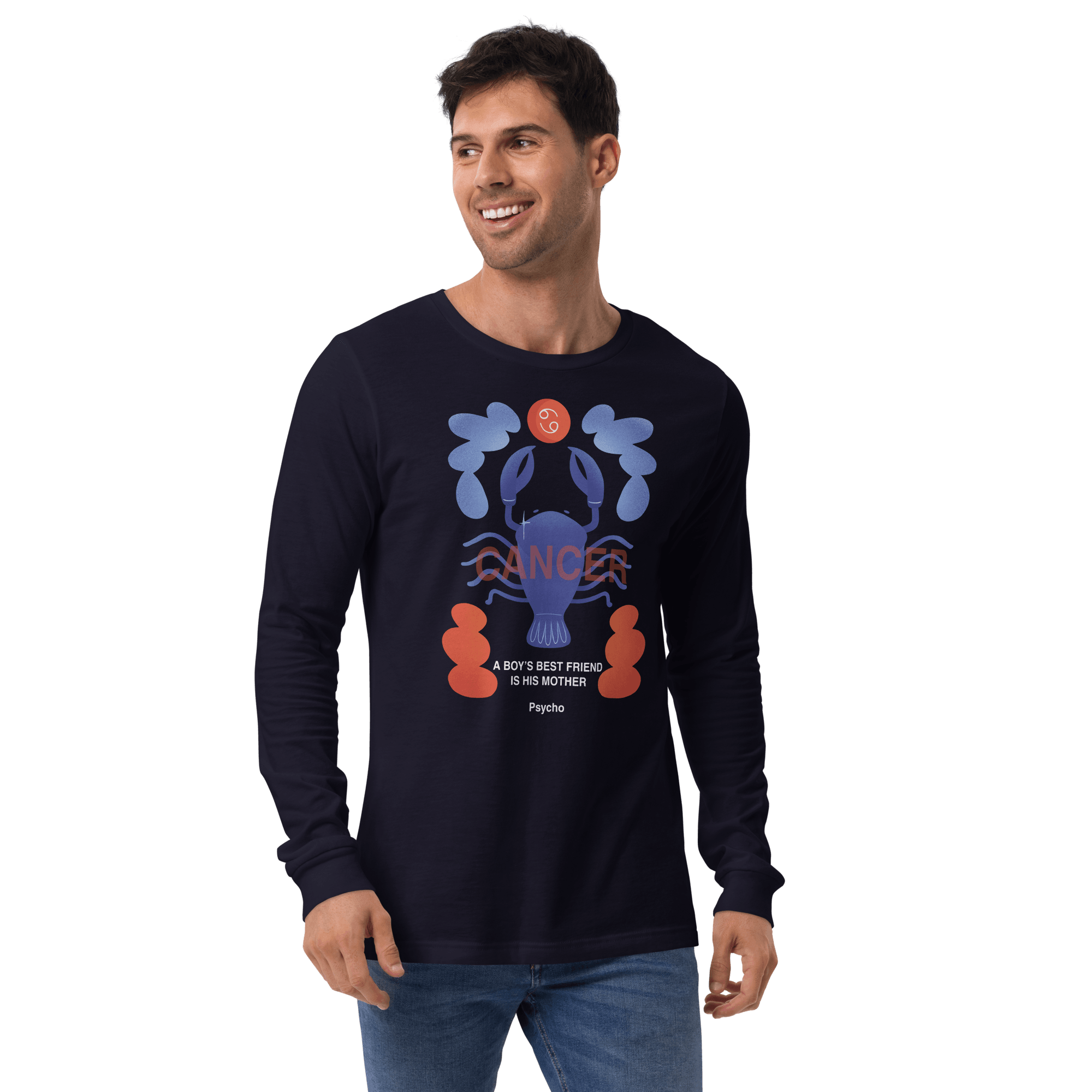 Cancer Unisex Long Sleeve Tee Psycho Edition - 