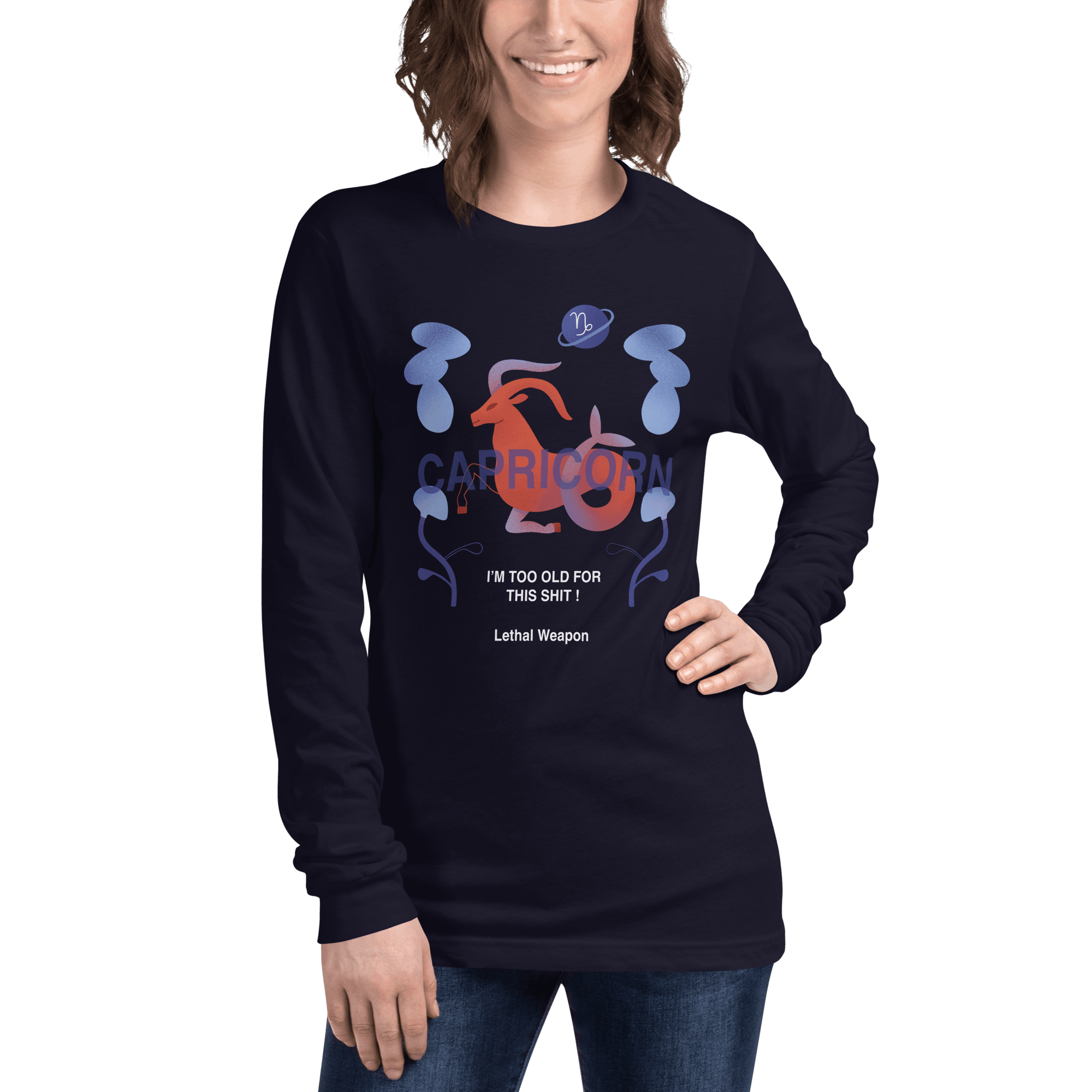 Capricorn Unisex Long Sleeve Tee - Lethal Weapon Edition - 
