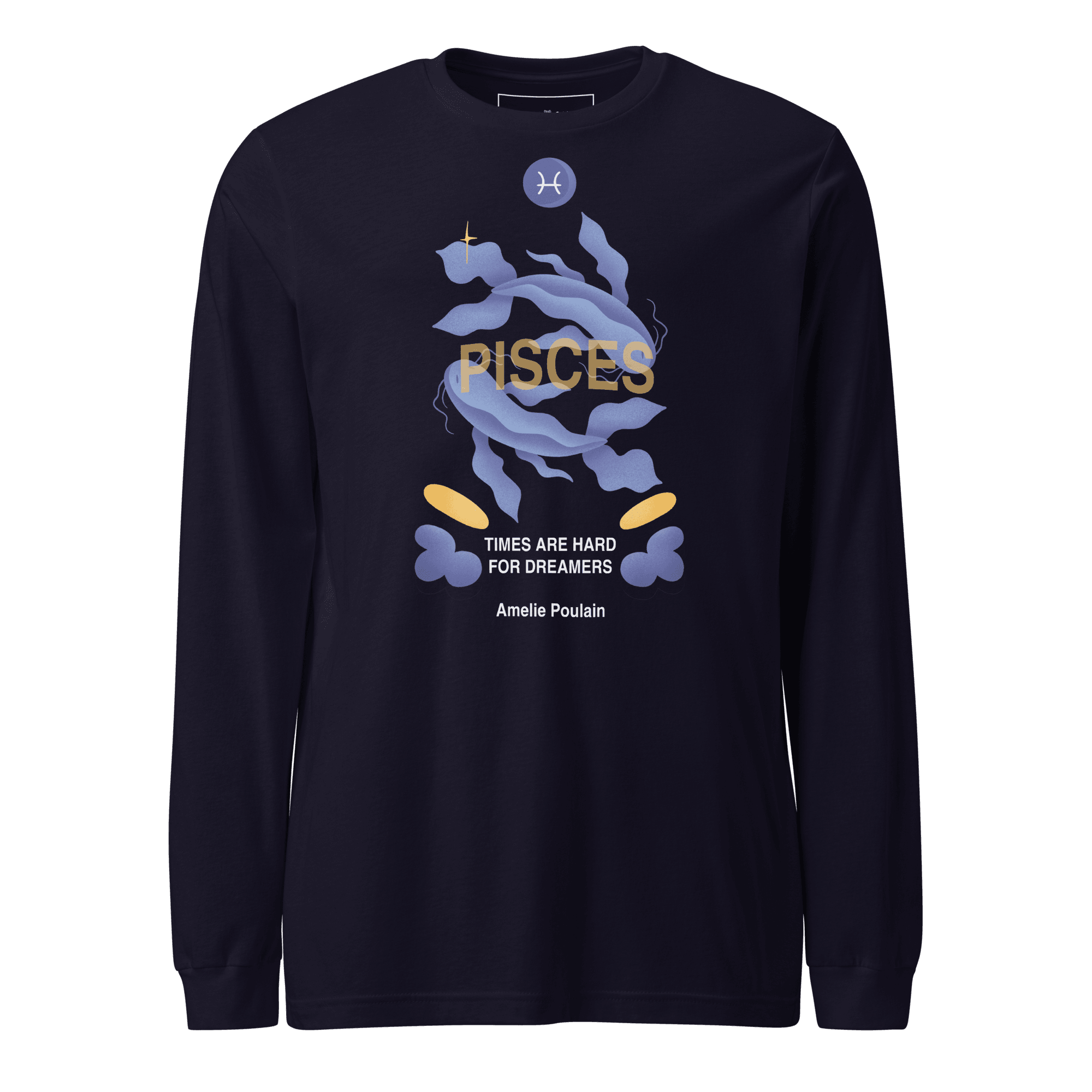 Pisces Unisex Long Sleeve Tee - Amelie Poulain Edition - 