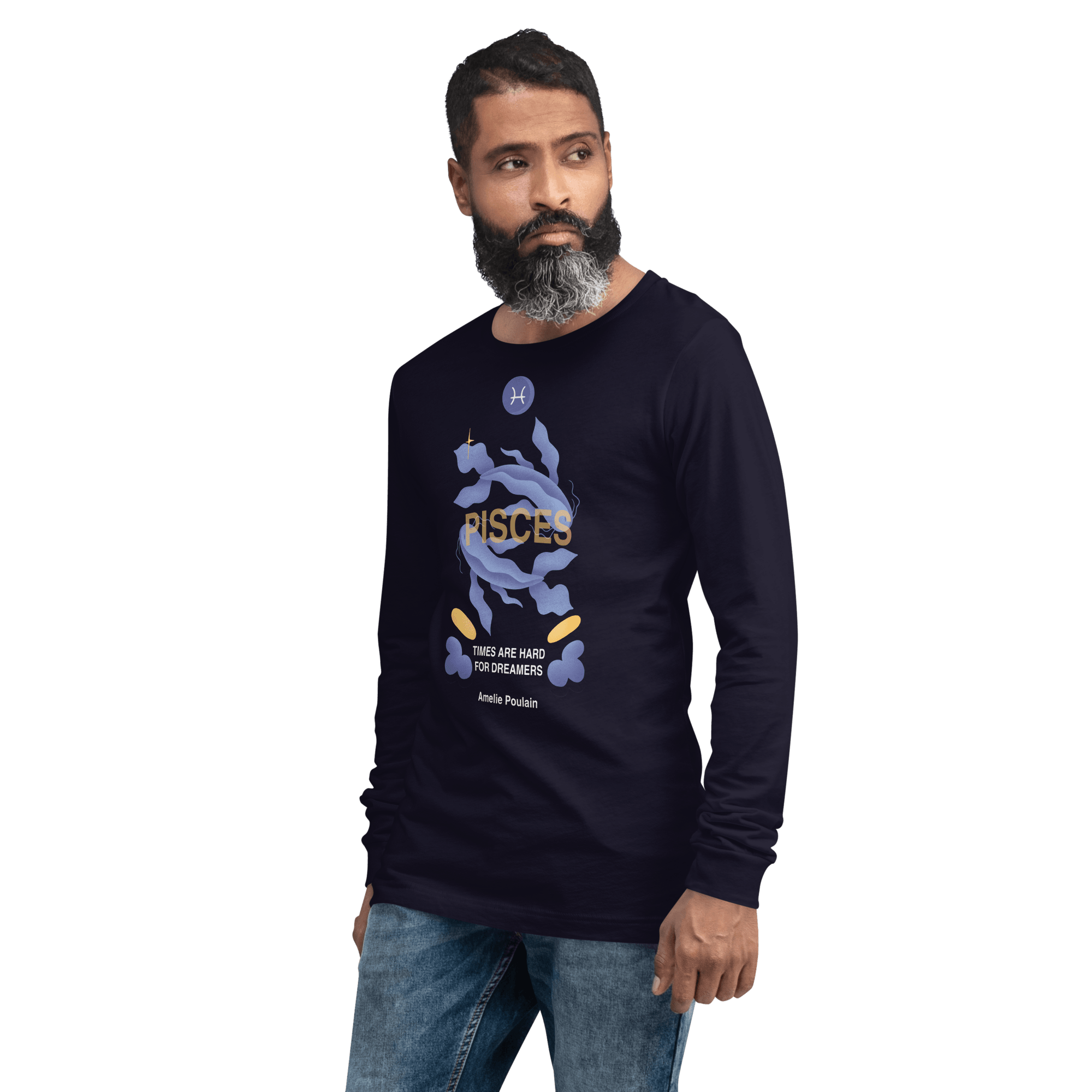 Pisces Unisex Long Sleeve Tee - Amelie Poulain Edition - 