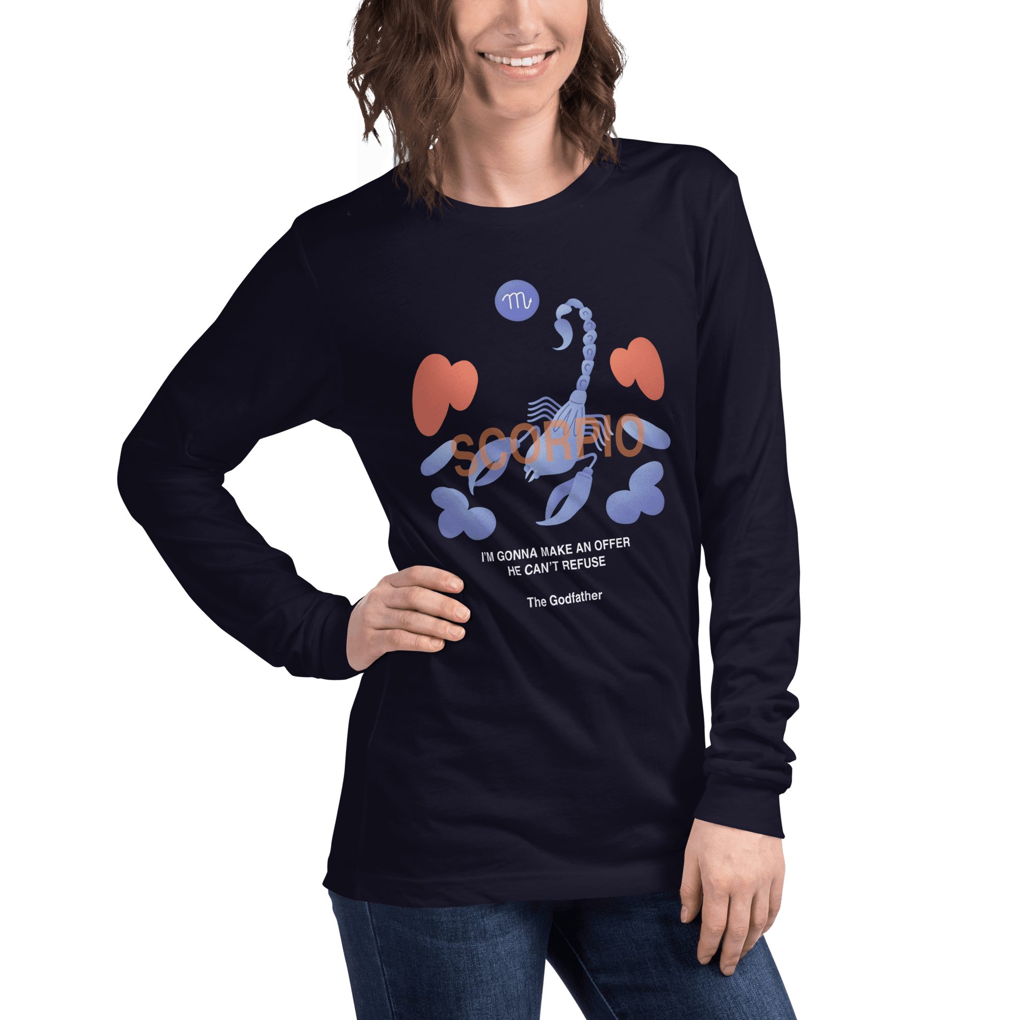 Scorpio Unisex Long Sleeve Tee - Godfather B Edition - 