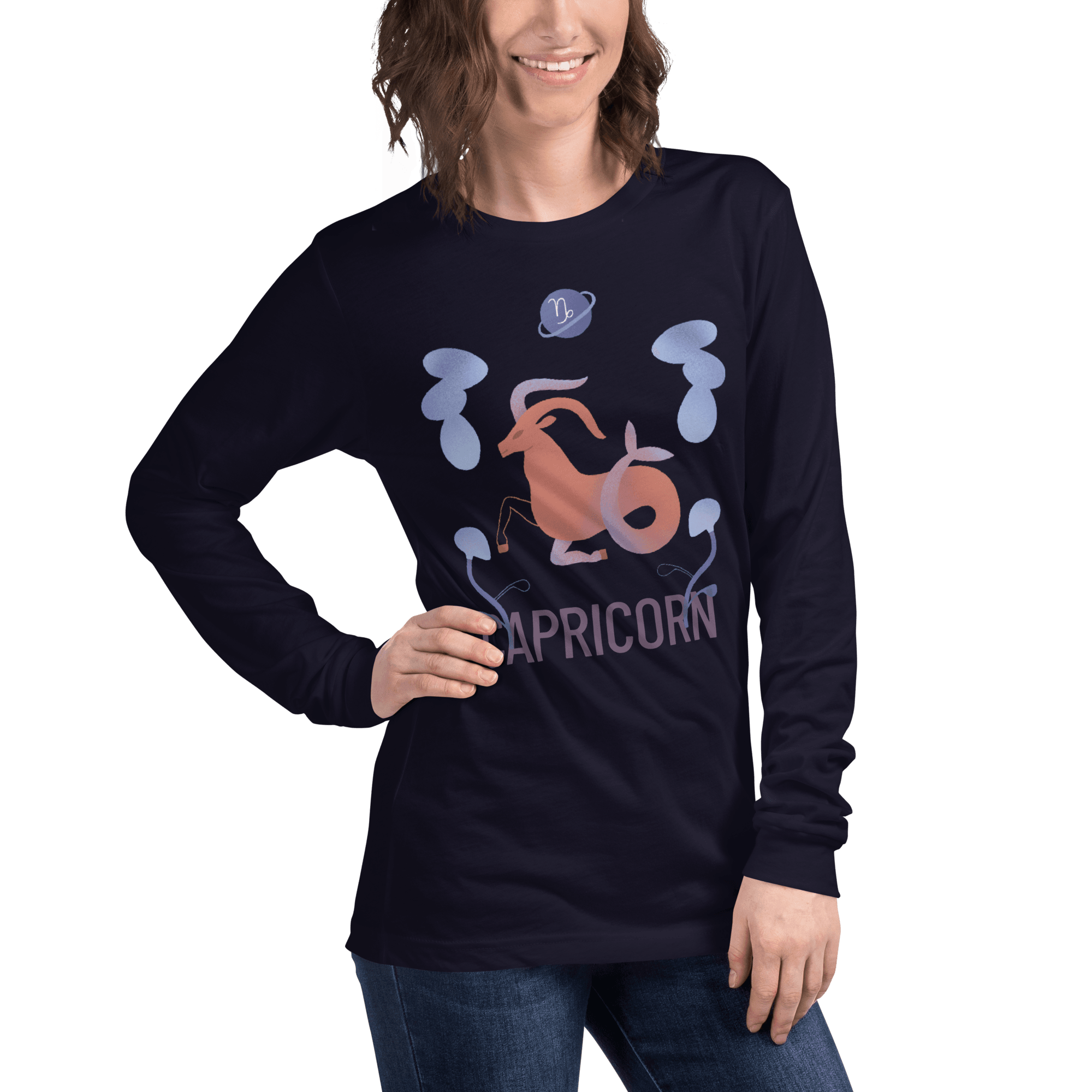 Capricorn Unisex Long Sleeve Tee - Raw Edition - 