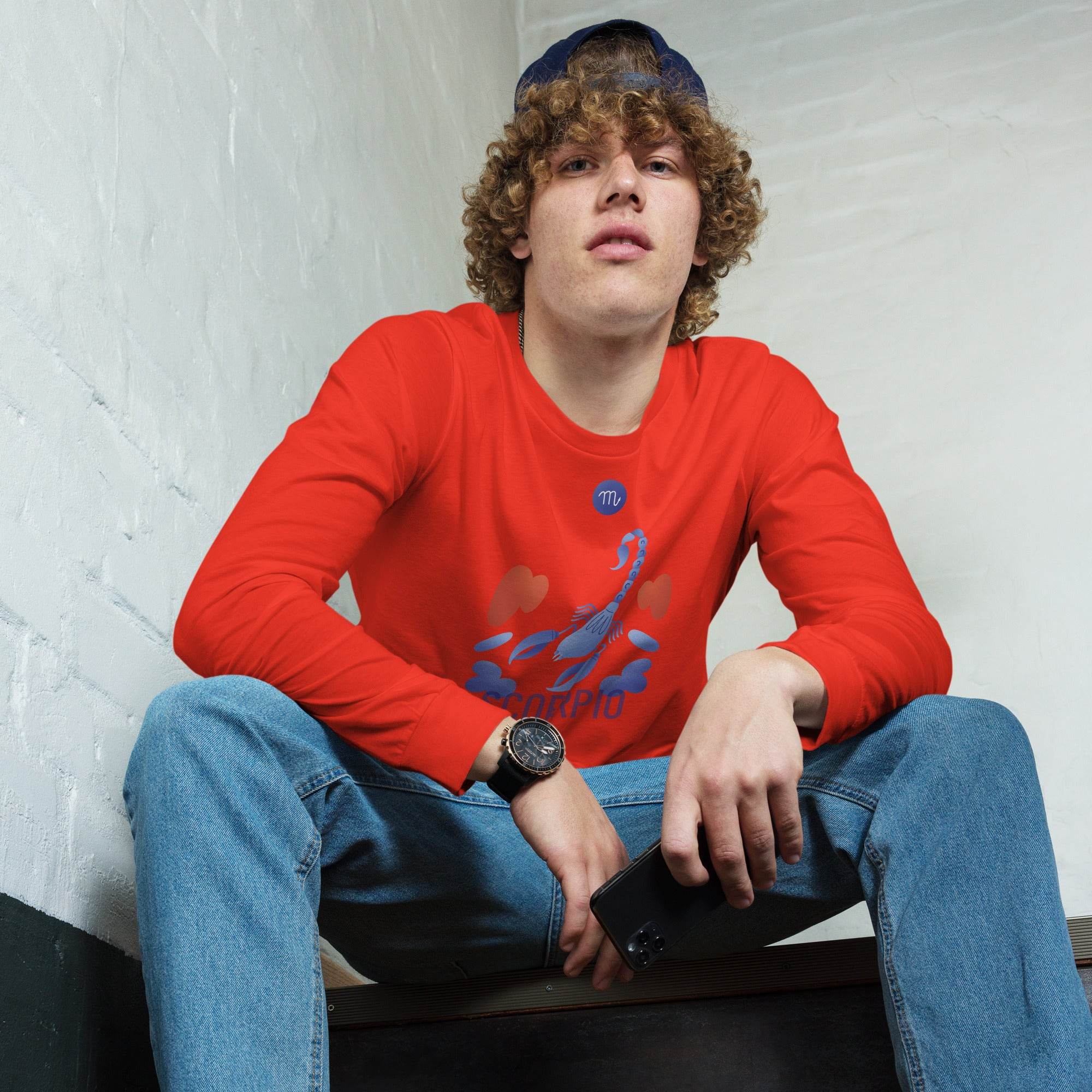 Scorpio Unisex Long Sleeve Tee - Raw Edition - 