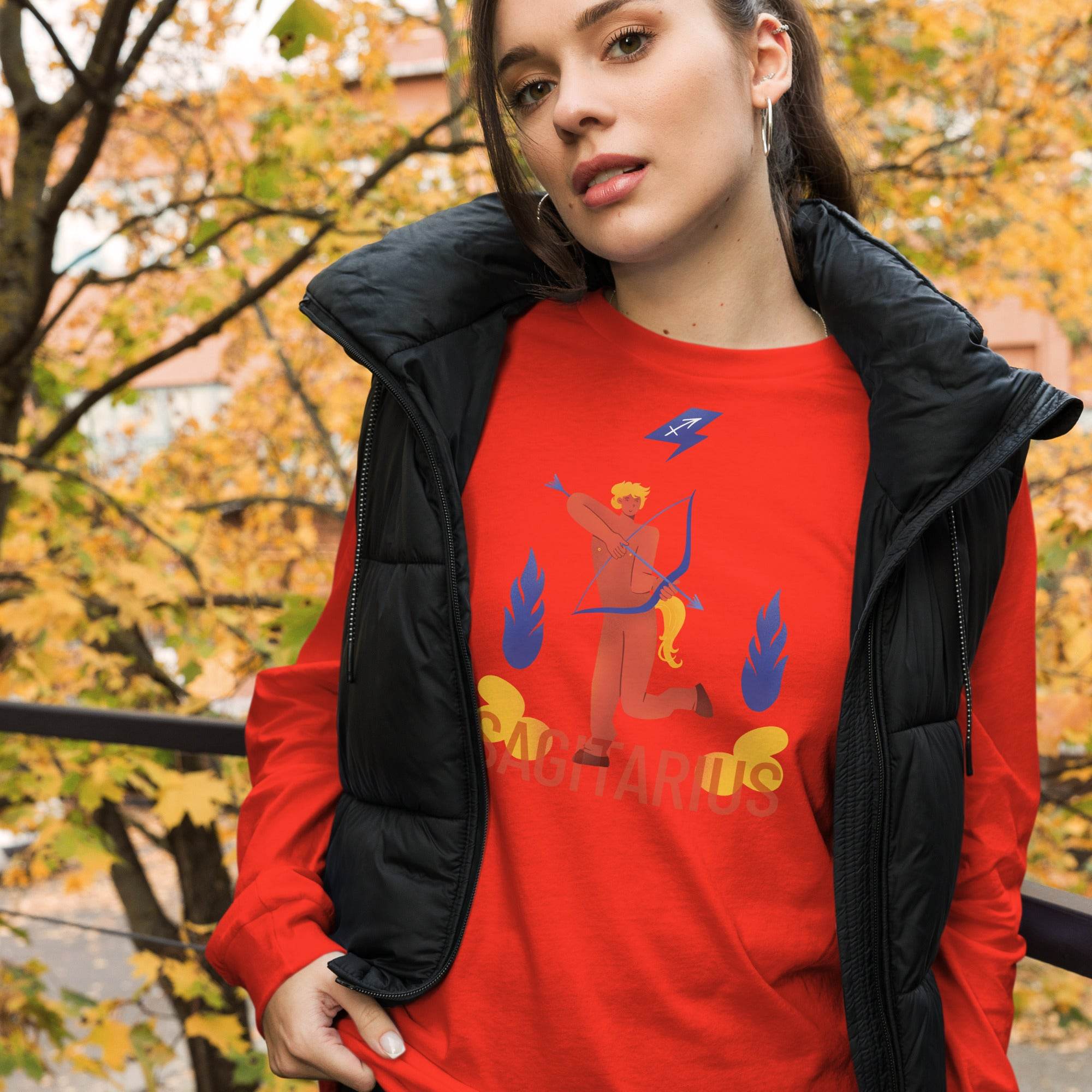 Sagittarius Unisex Long Sleeve Tee - Raw Edition - 