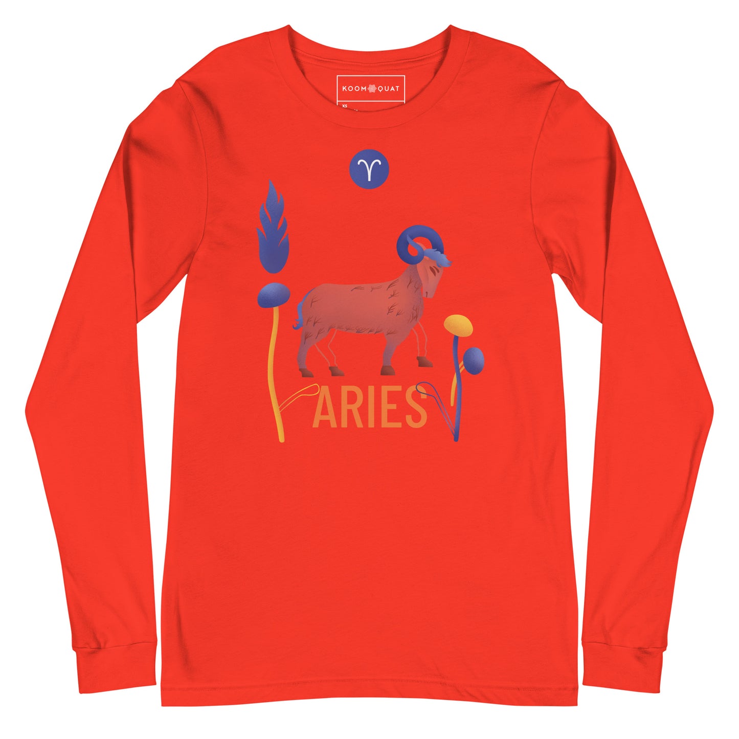 Aries Unisex Long Sleeve Tee Raw