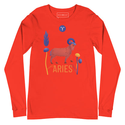 Aries Unisex Long Sleeve Tee Raw