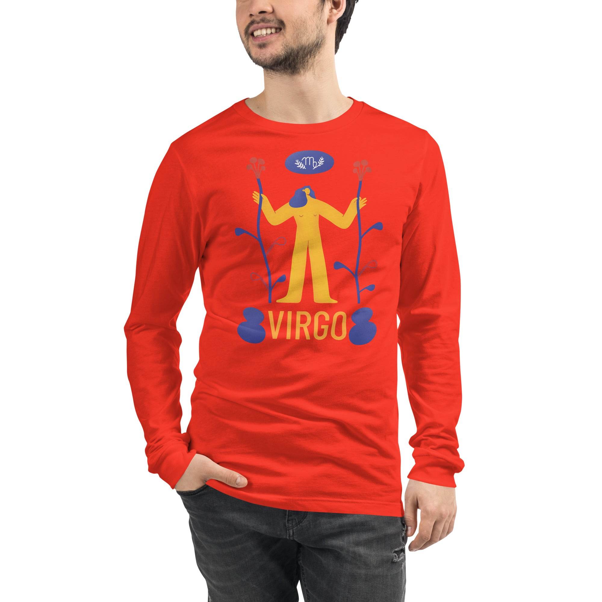 Virgo Unisex Long Sleeve Tee - Raw Edition - 