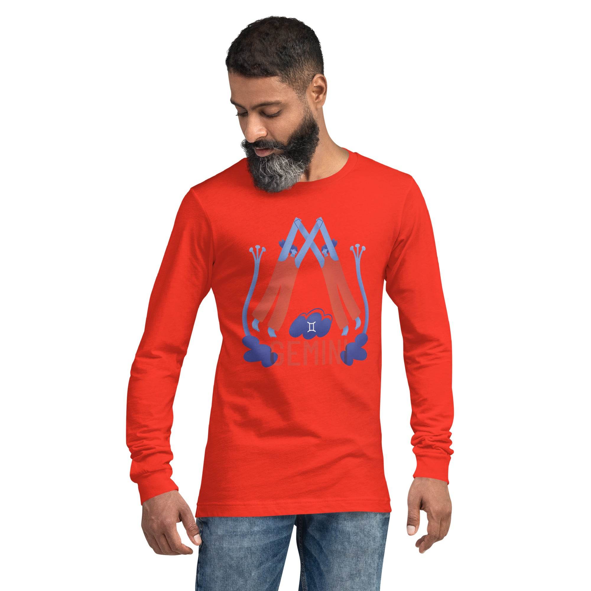 Gemini Unisex Long Sleeve Tee - Raw Edition - 