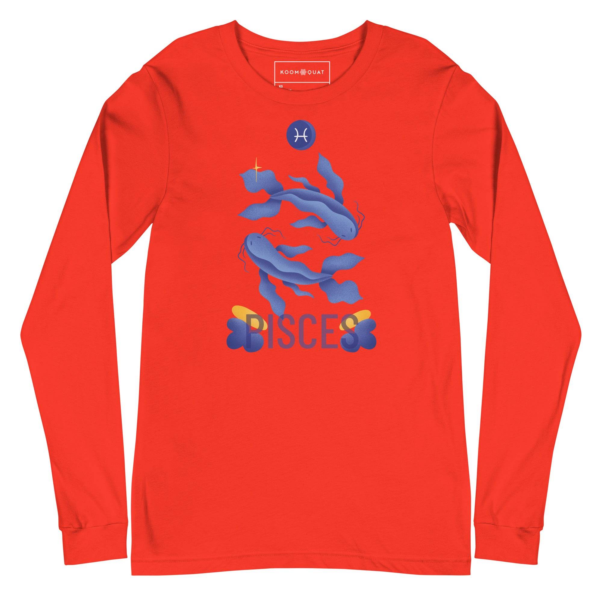 Pisces Unisex Long Sleeve Tee - Raw Edition - 