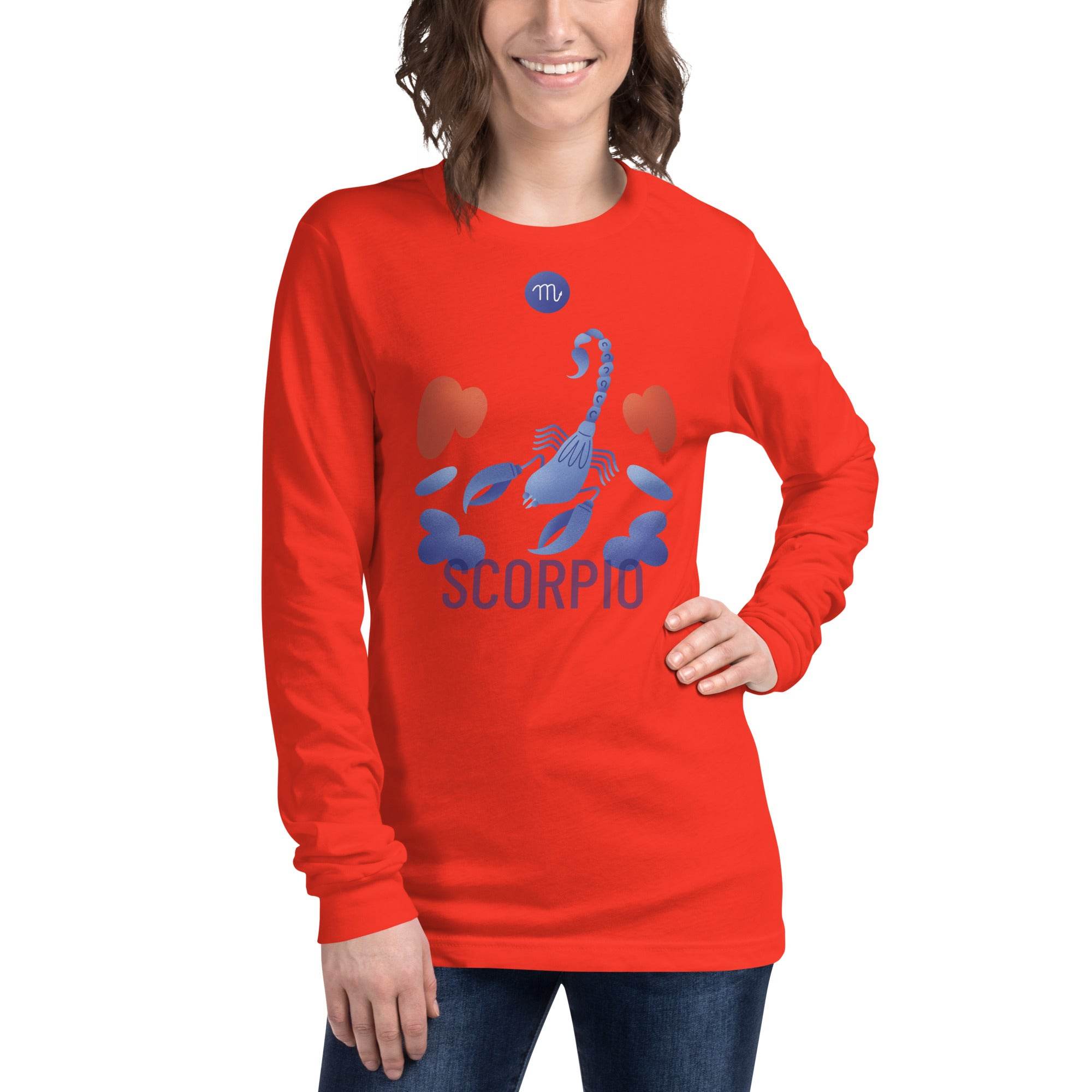 Scorpio Unisex Long Sleeve Tee - Raw Edition - 