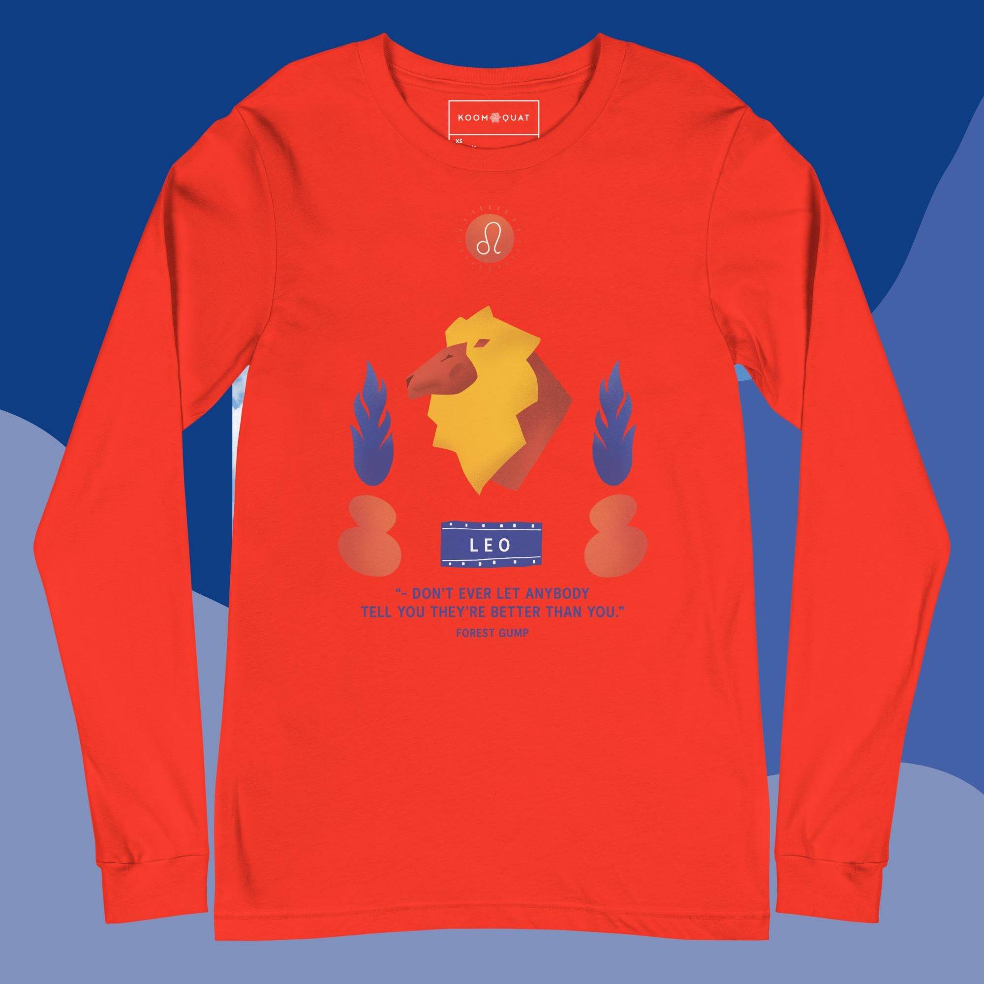 Leo Unisex Long Sleeve Tee - Forrest Gump Edition - 