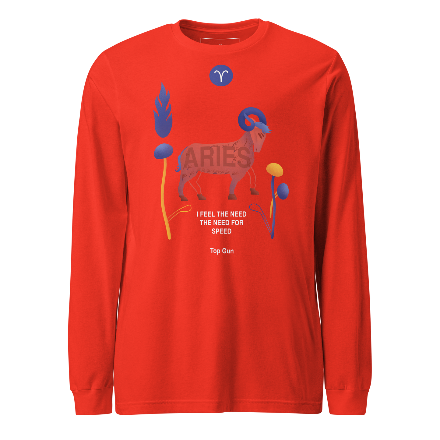 Aries Unisex Long Sleeve Tee Top Gun - Edition