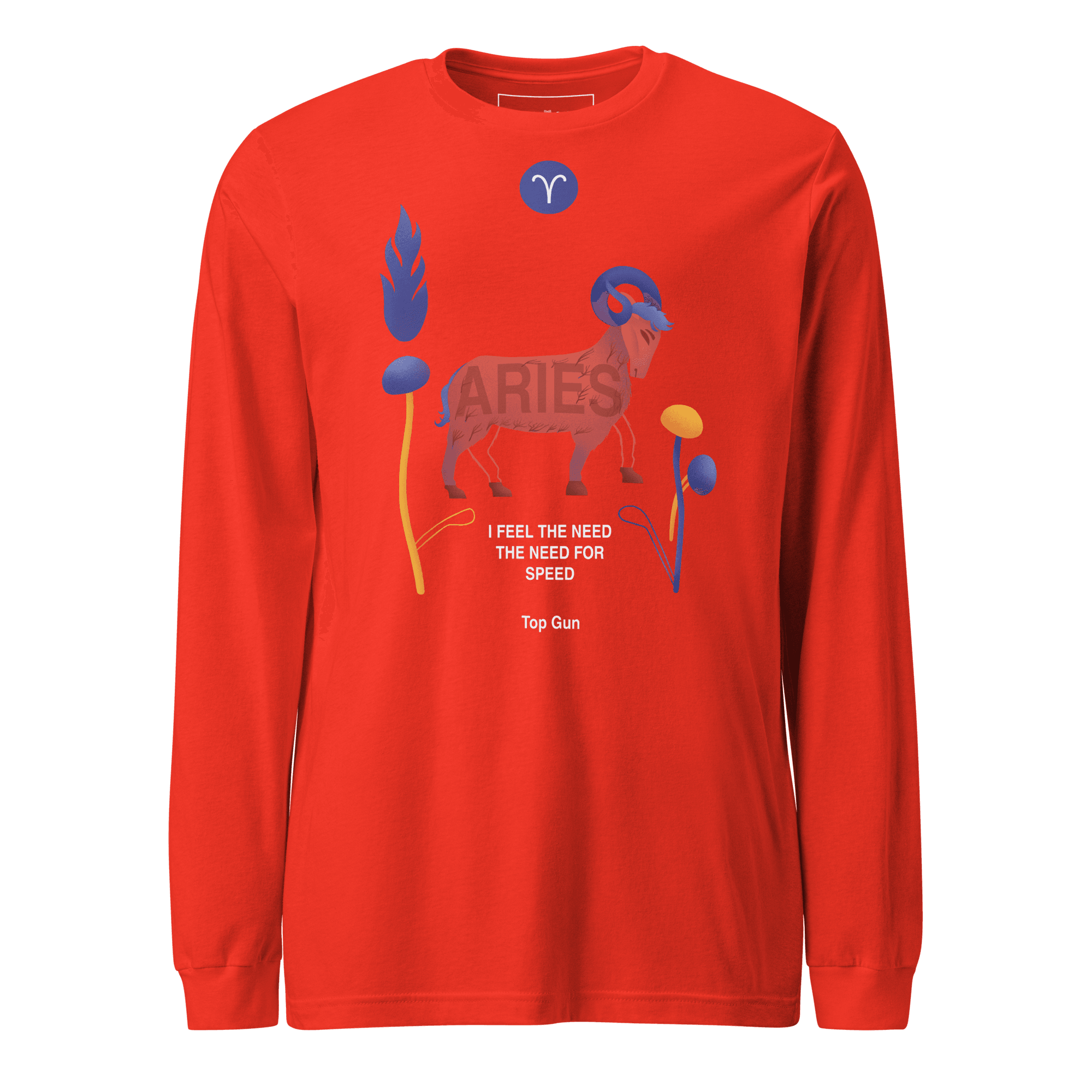 Aries Unisex Long Sleeve Tee Top Gun - Edition - 