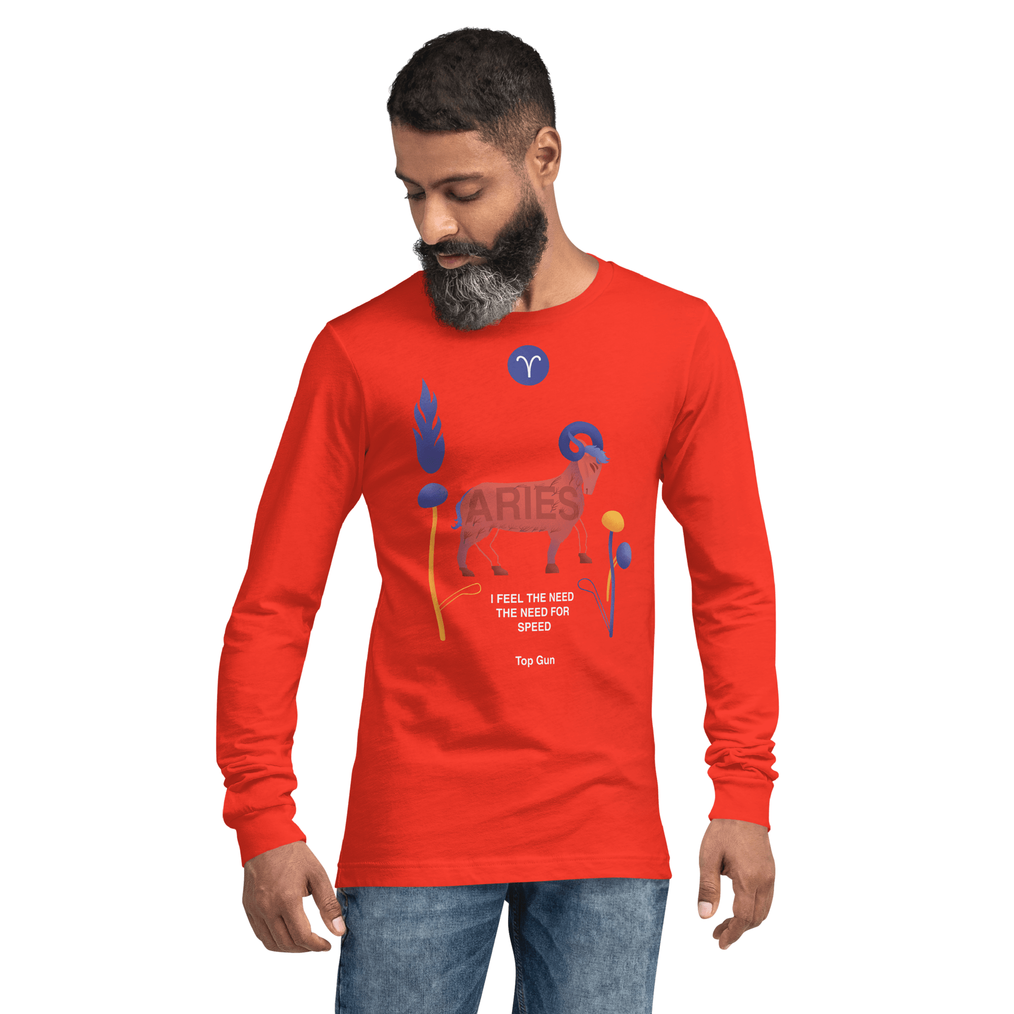 Aries Unisex Long Sleeve Tee Top Gun - Edition - 