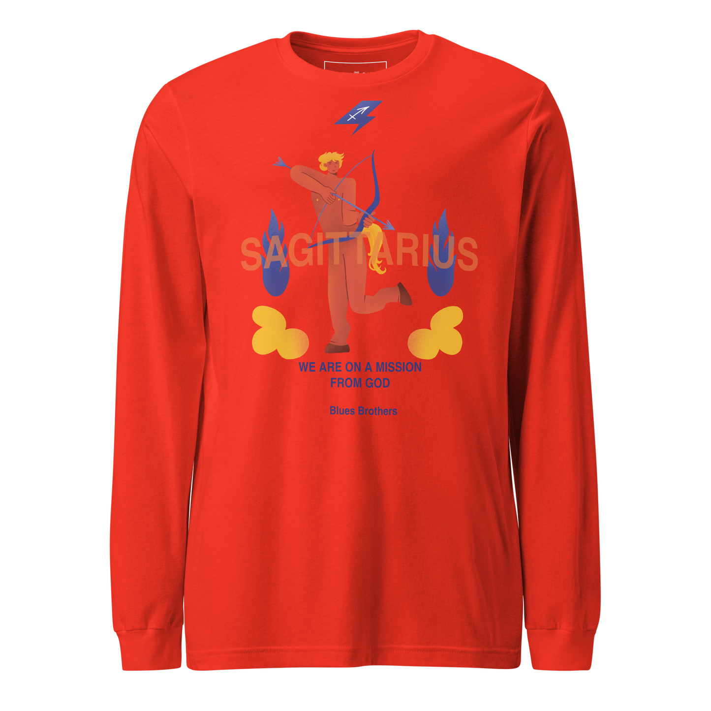 Sagittarius Unisex Long Sleeve Tee - The Blues Brothers Edition