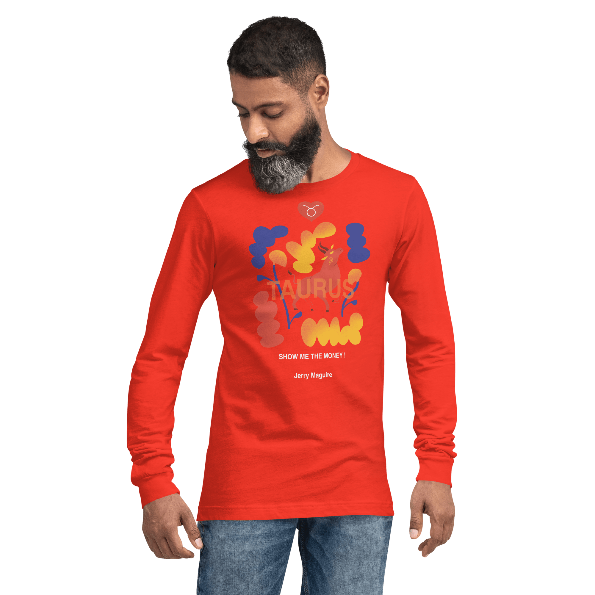 Taurus Unisex Long Sleeve Tee Jerry Maguire Edition - 