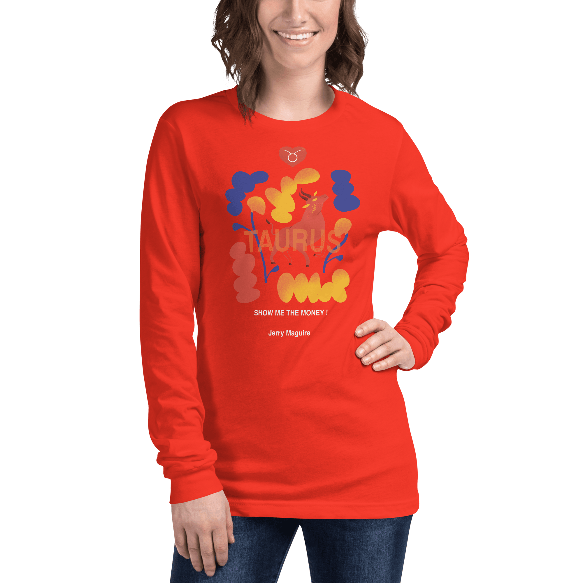 Taurus Unisex Long Sleeve Tee Jerry Maguire Edition - 