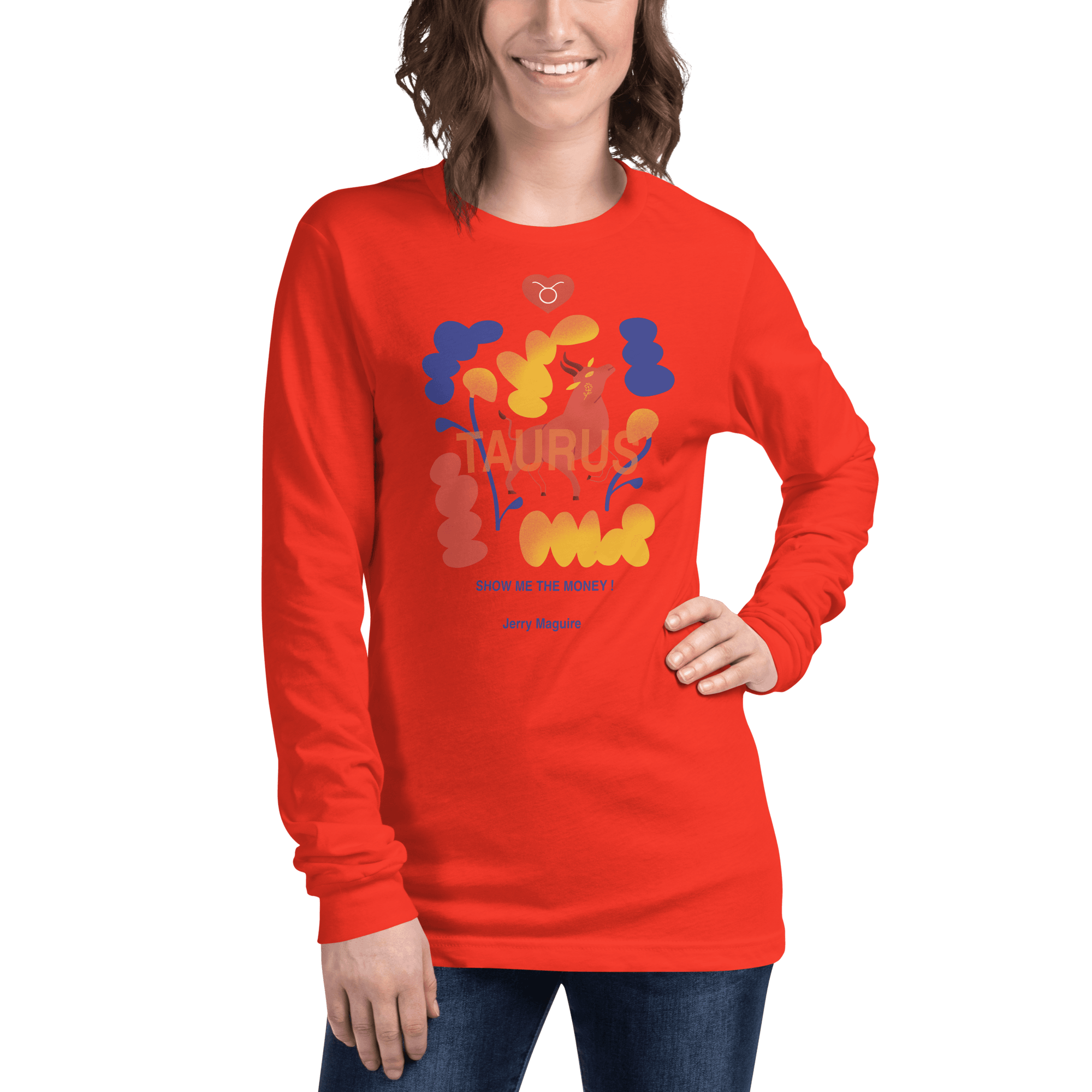 Taurus Unisex Long Sleeve Tee Jerry Maguire Edition - 