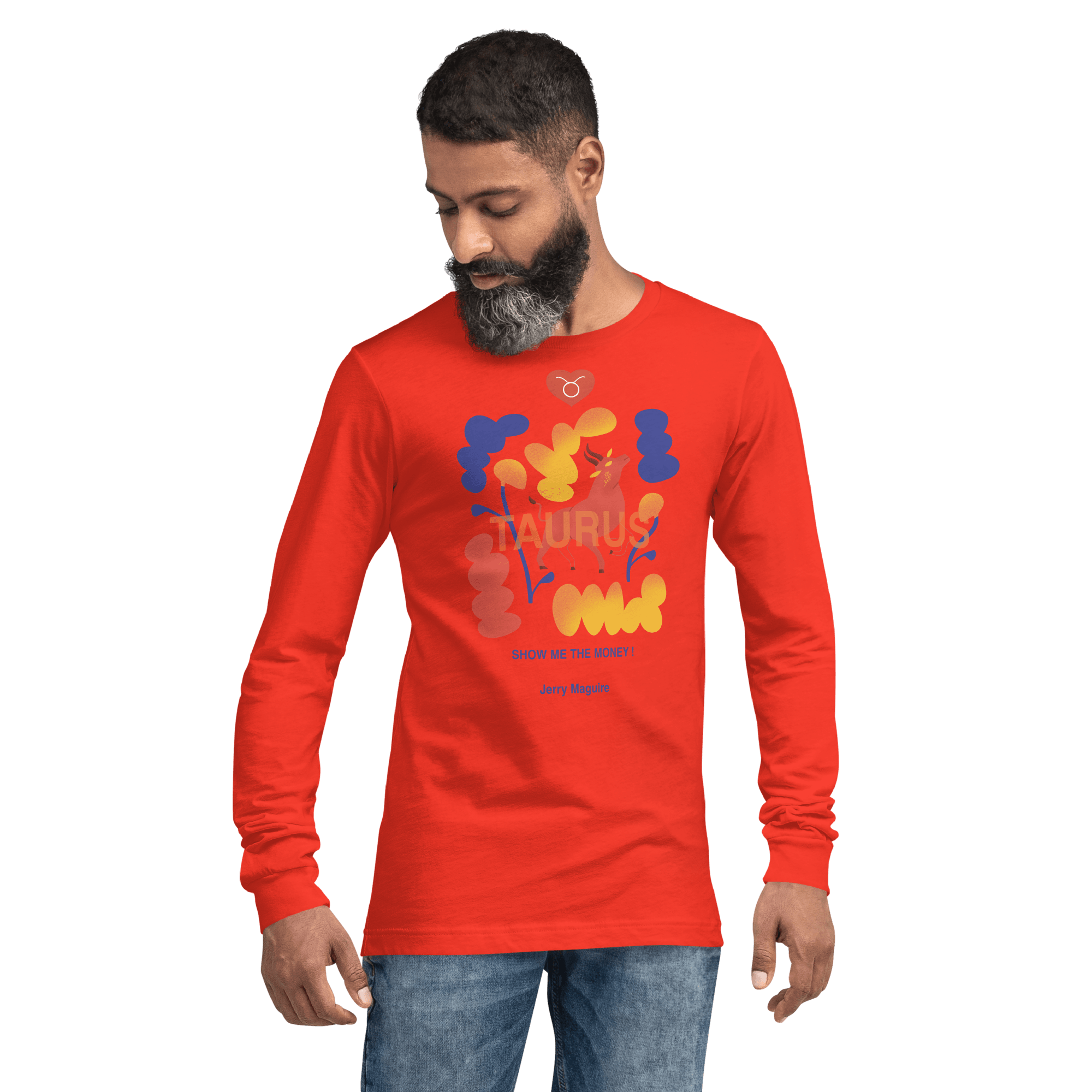 Taurus Unisex Long Sleeve Tee Jerry Maguire Edition - 