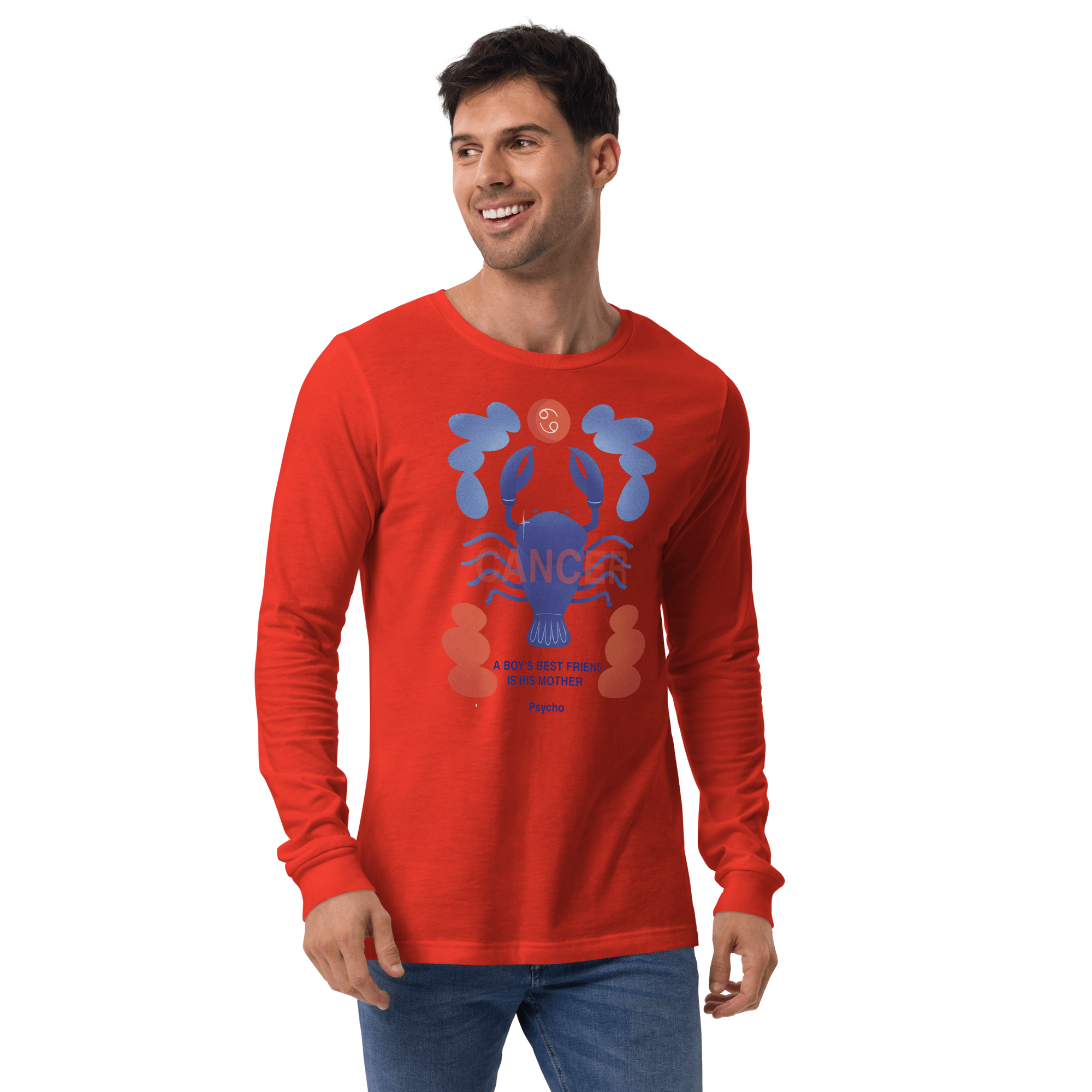 Cancer Unisex Long Sleeve Tee Psycho Edition - 