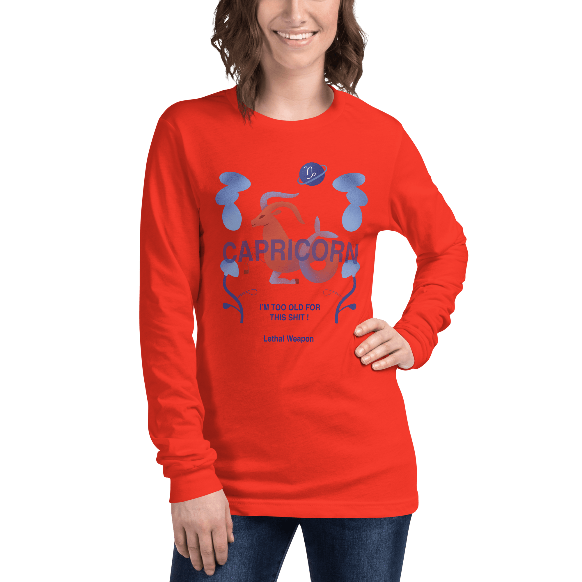 Capricorn Unisex Long Sleeve Tee - Lethal Weapon Edition - 