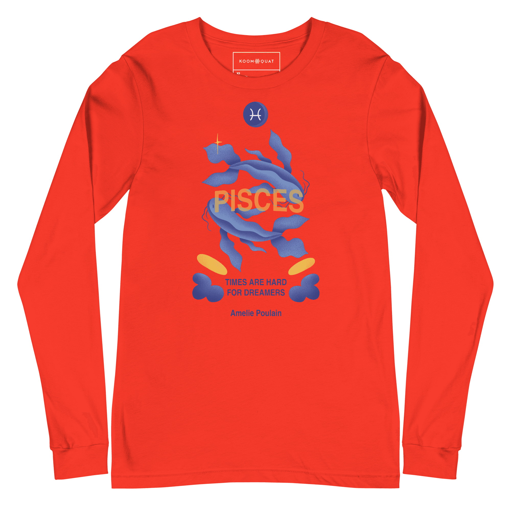 Pisces Unisex Long Sleeve Tee - Amelie Poulain Edition - 