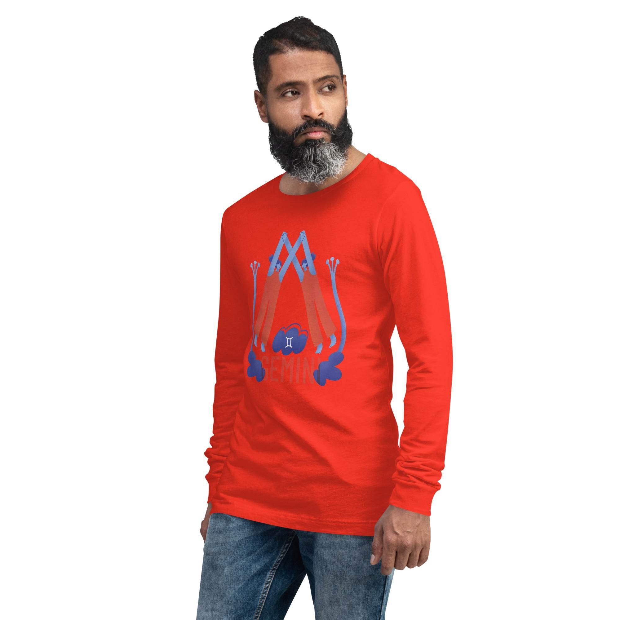 Gemini Unisex Long Sleeve Tee - Raw Edition - 