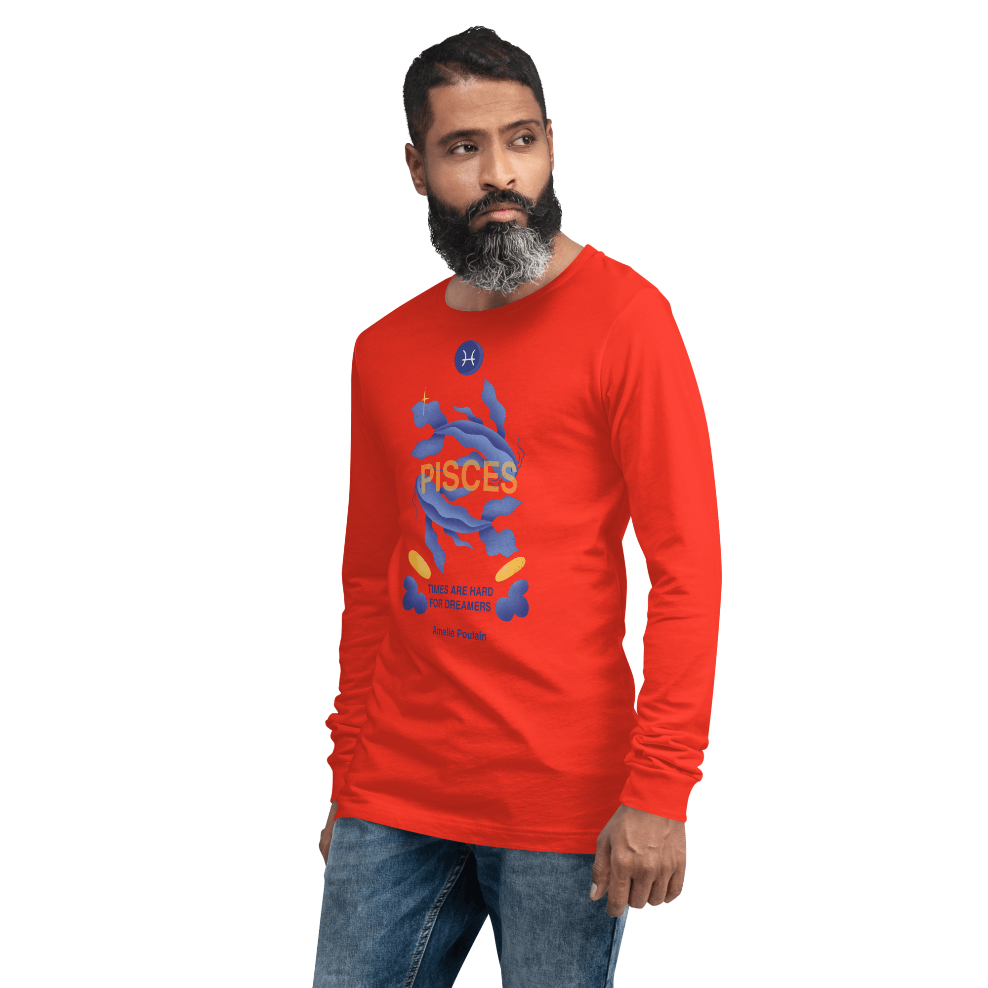 Pisces Unisex Long Sleeve Tee - Amelie Poulain Edition - 