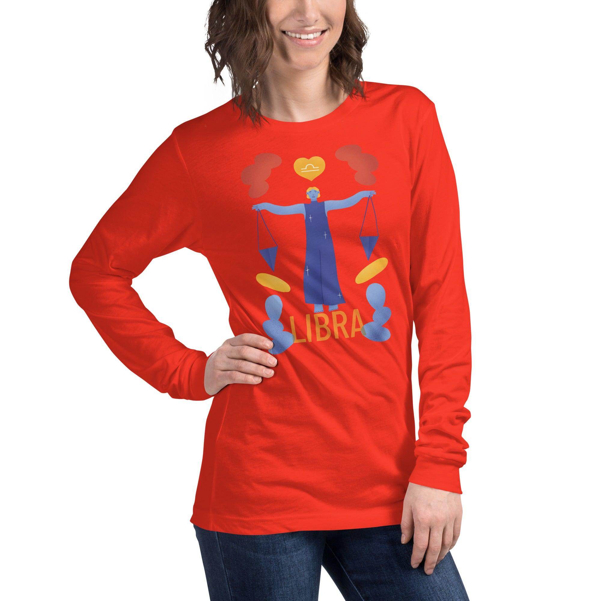 Libra Unisex Long Sleeve Tee - Raw Edition - 