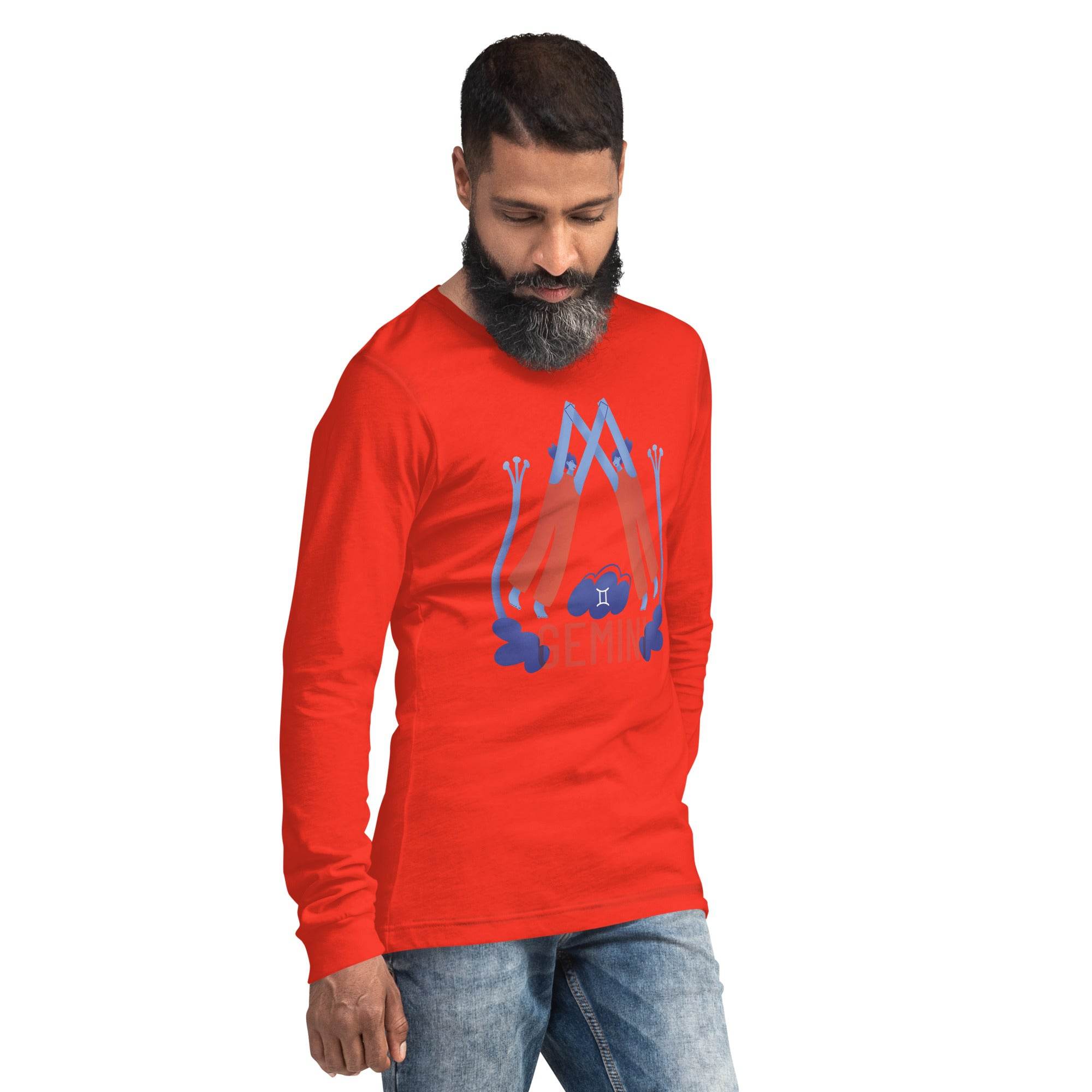 Gemini Unisex Long Sleeve Tee - Raw Edition - 