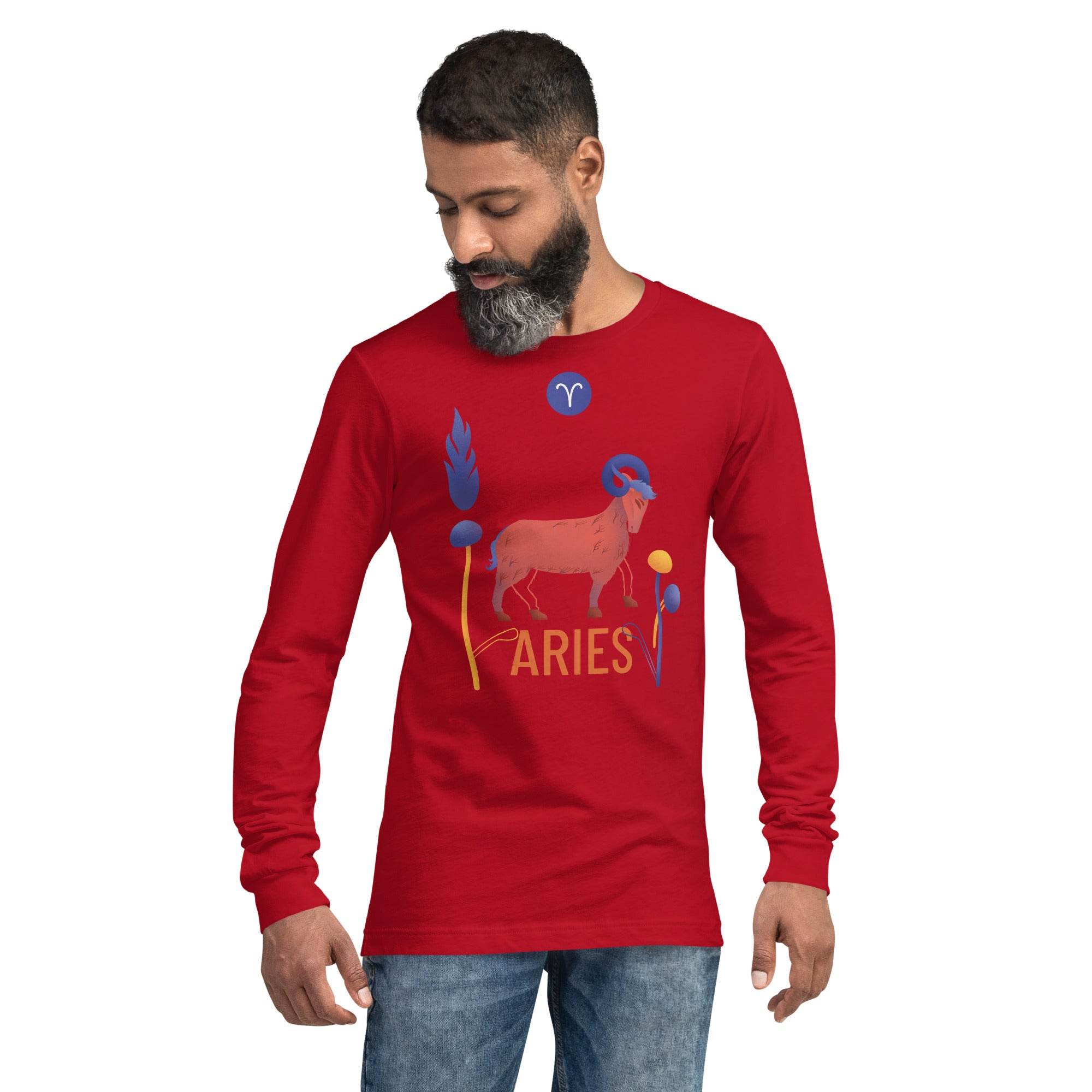 Aries Unisex Long Sleeve Tee Raw - 