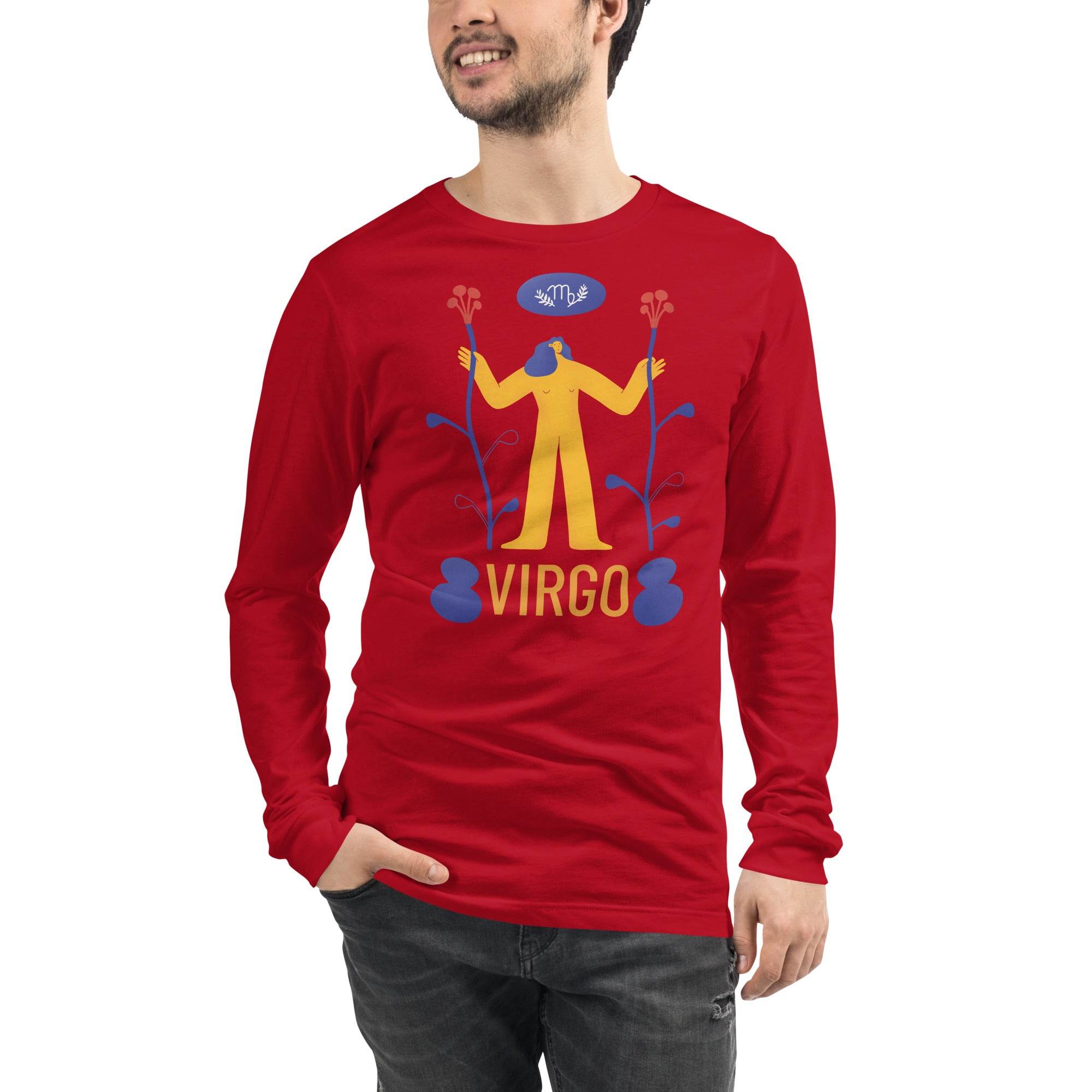 Virgo Unisex Long Sleeve Tee - Raw Edition - 