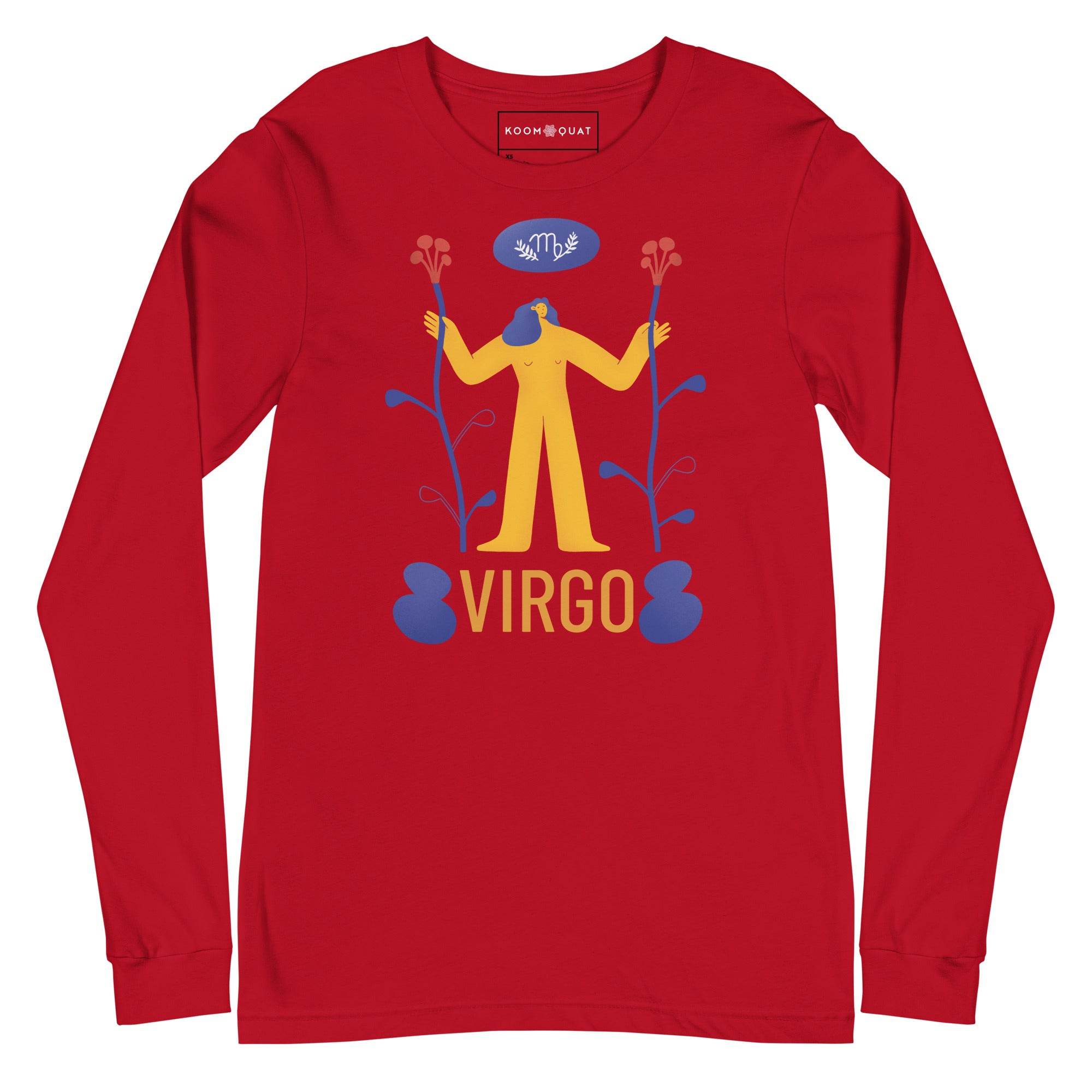 Virgo Unisex Long Sleeve Tee - Raw Edition - 