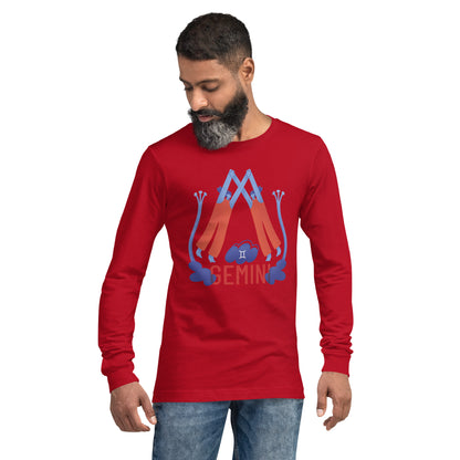 Gemini Unisex Long Sleeve Tee - Raw Edition