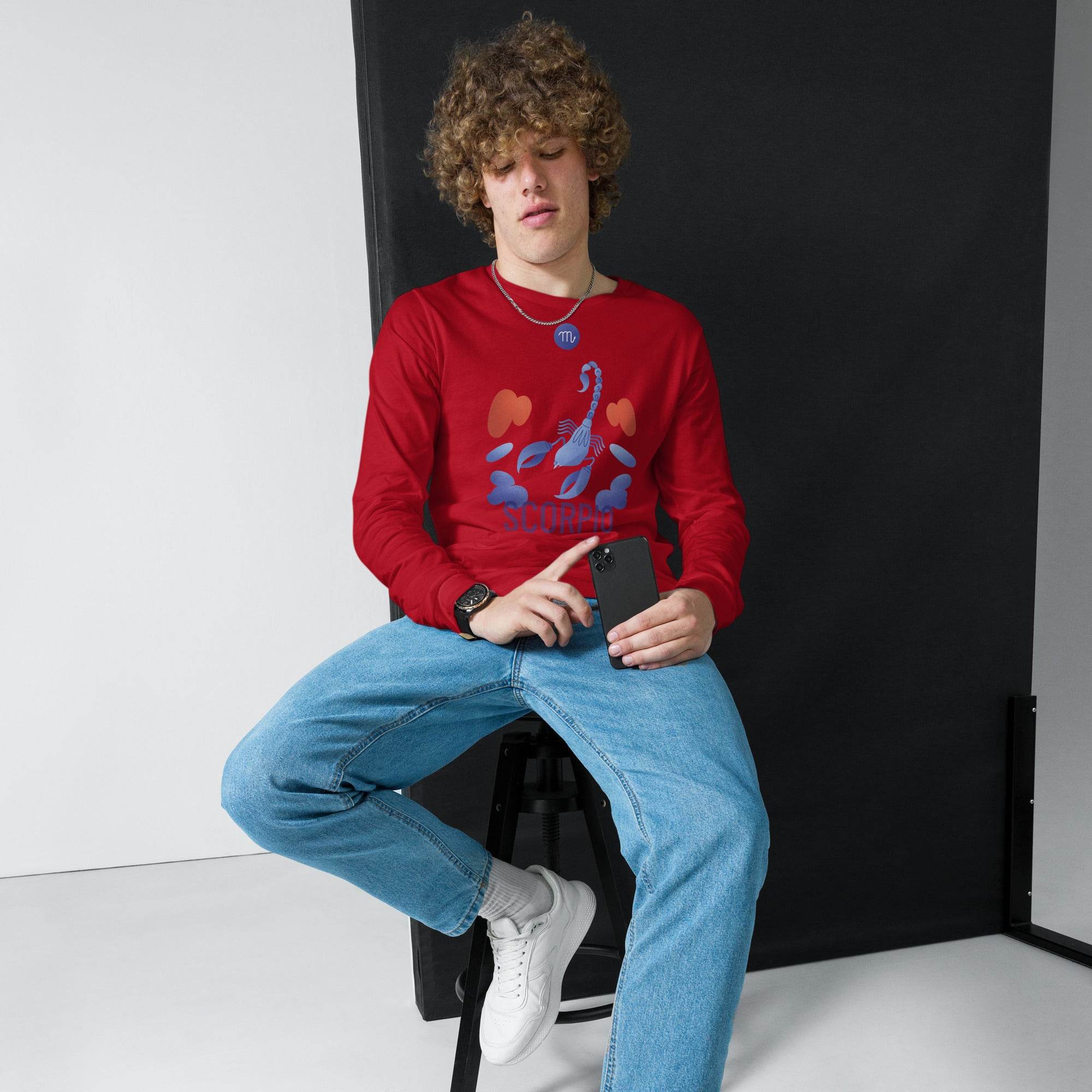 Scorpio Unisex Long Sleeve Tee - Raw Edition - 