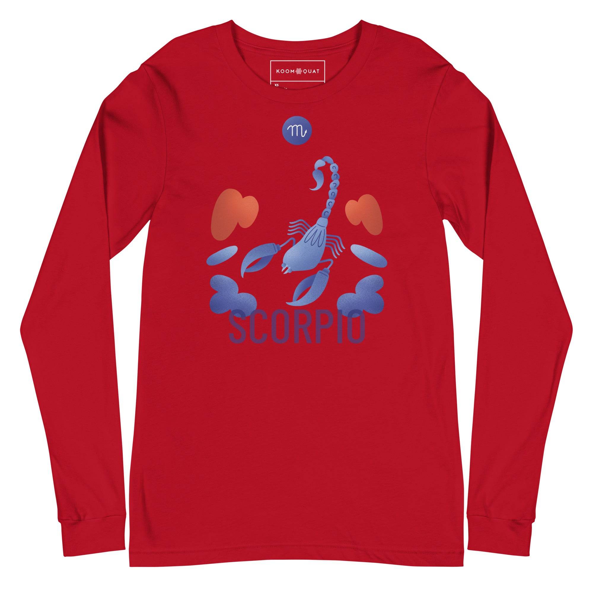 Scorpio Unisex Long Sleeve Tee - Raw Edition - 