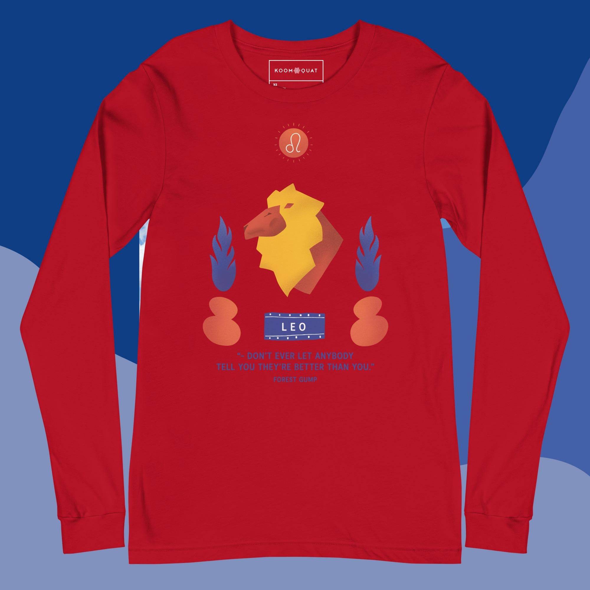 Leo Unisex Long Sleeve Tee - Forrest Gump Edition - 
