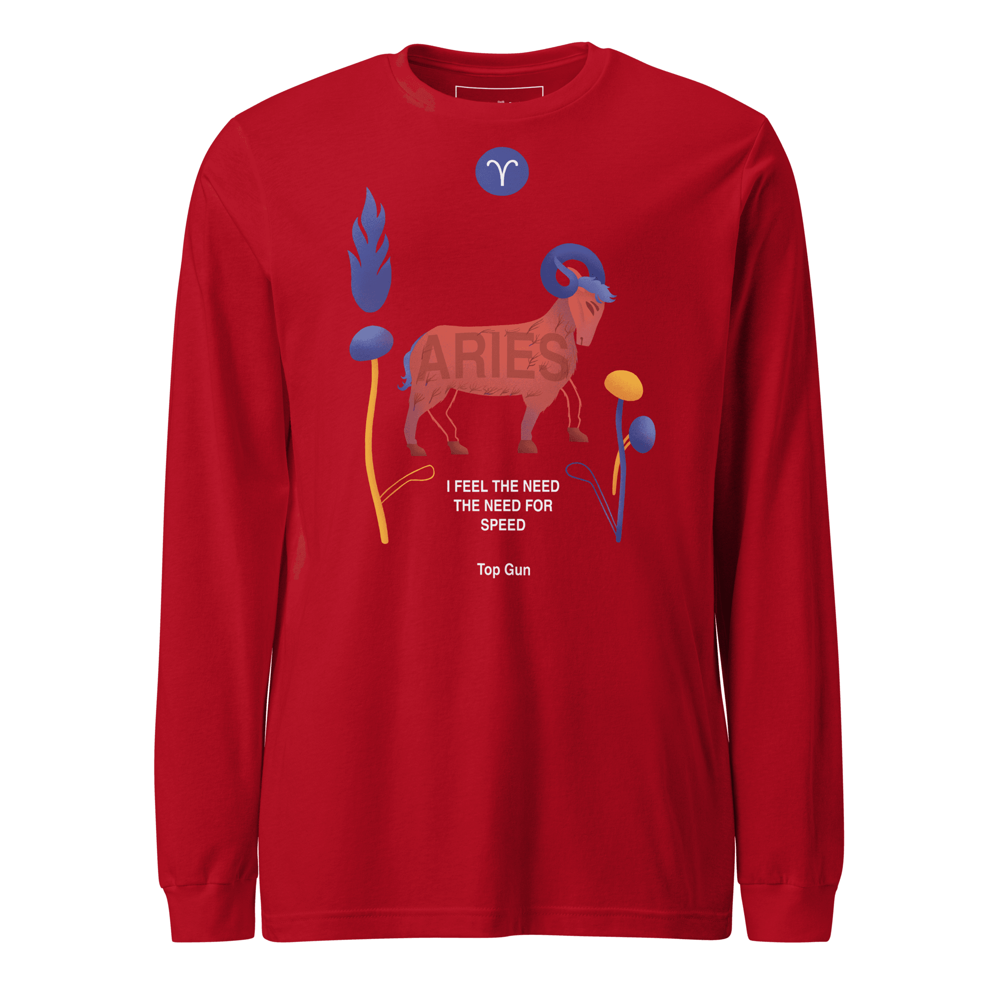 Aries Unisex Long Sleeve Tee Top Gun - Edition - 