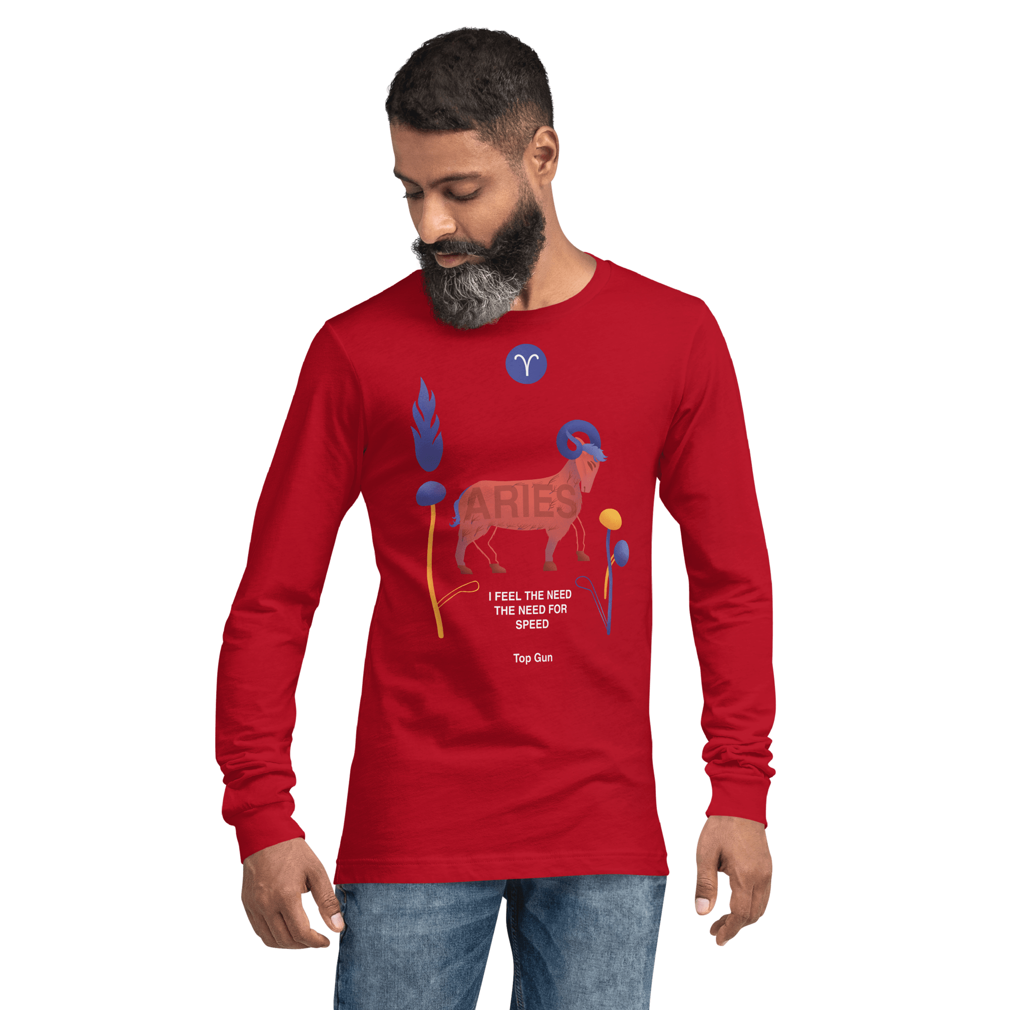 Aries Unisex Long Sleeve Tee Top Gun - Edition - 