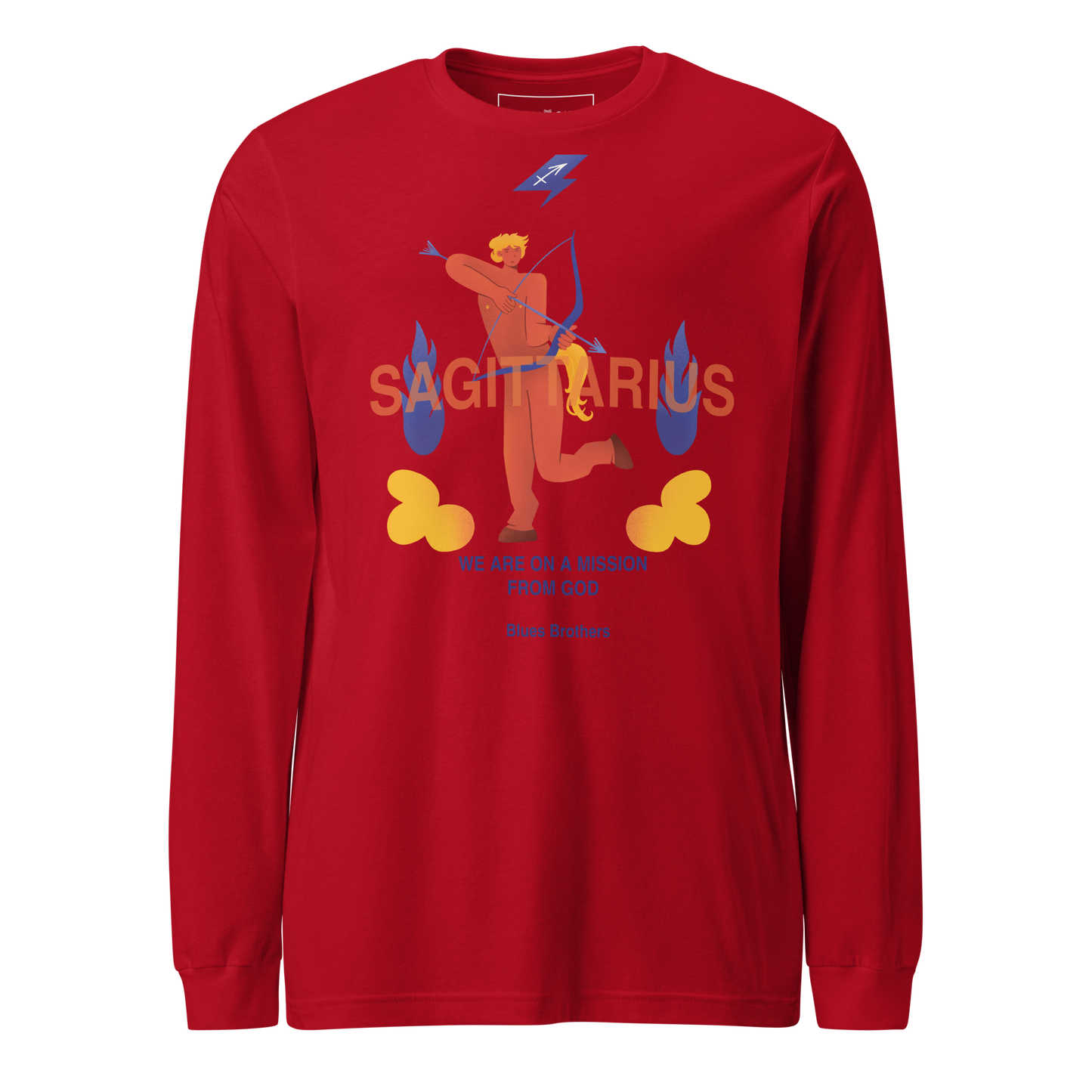 Sagittarius Unisex Long Sleeve Tee - The Blues Brothers Edition