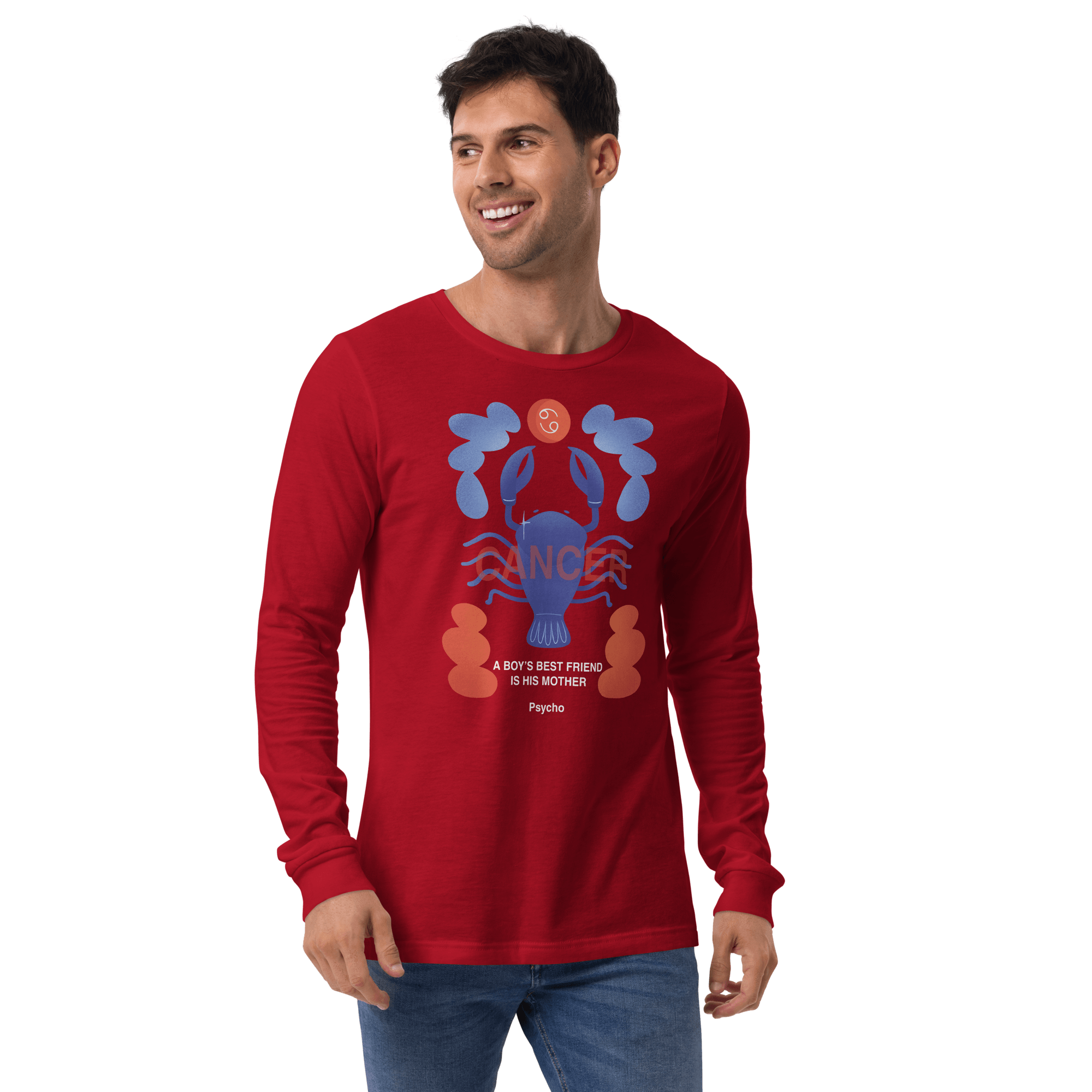 Cancer Unisex Long Sleeve Tee Psycho Edition - 