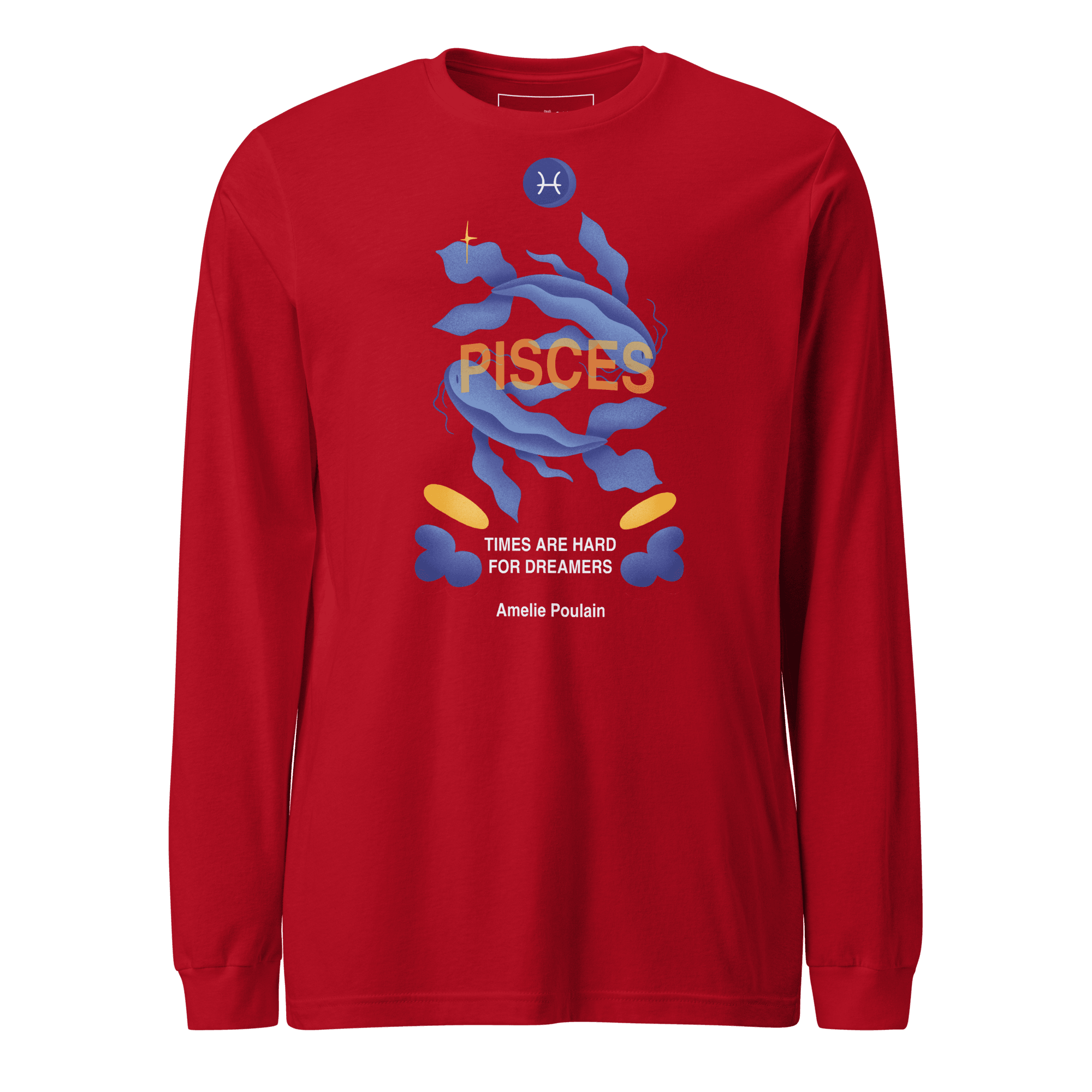 Pisces Unisex Long Sleeve Tee - Amelie Poulain Edition - 