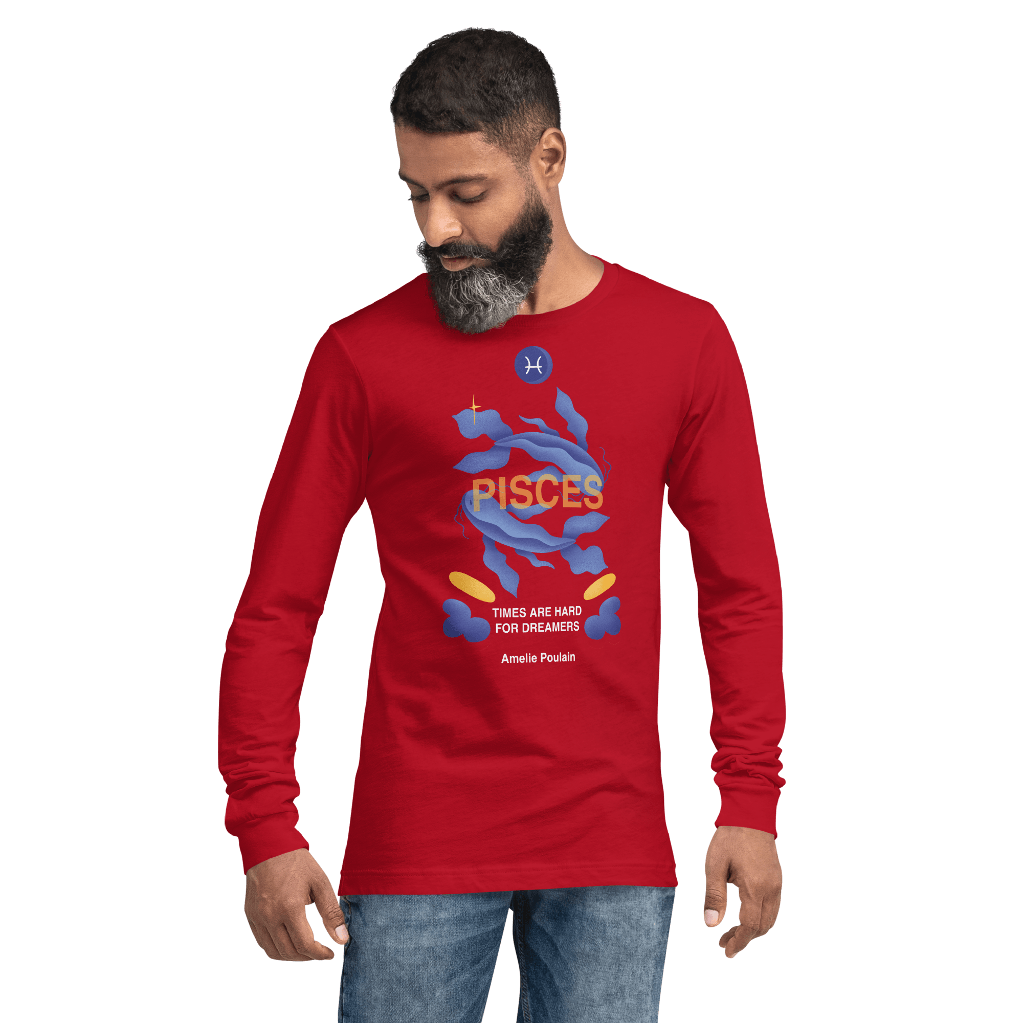 Pisces Unisex Long Sleeve Tee - Amelie Poulain Edition - 