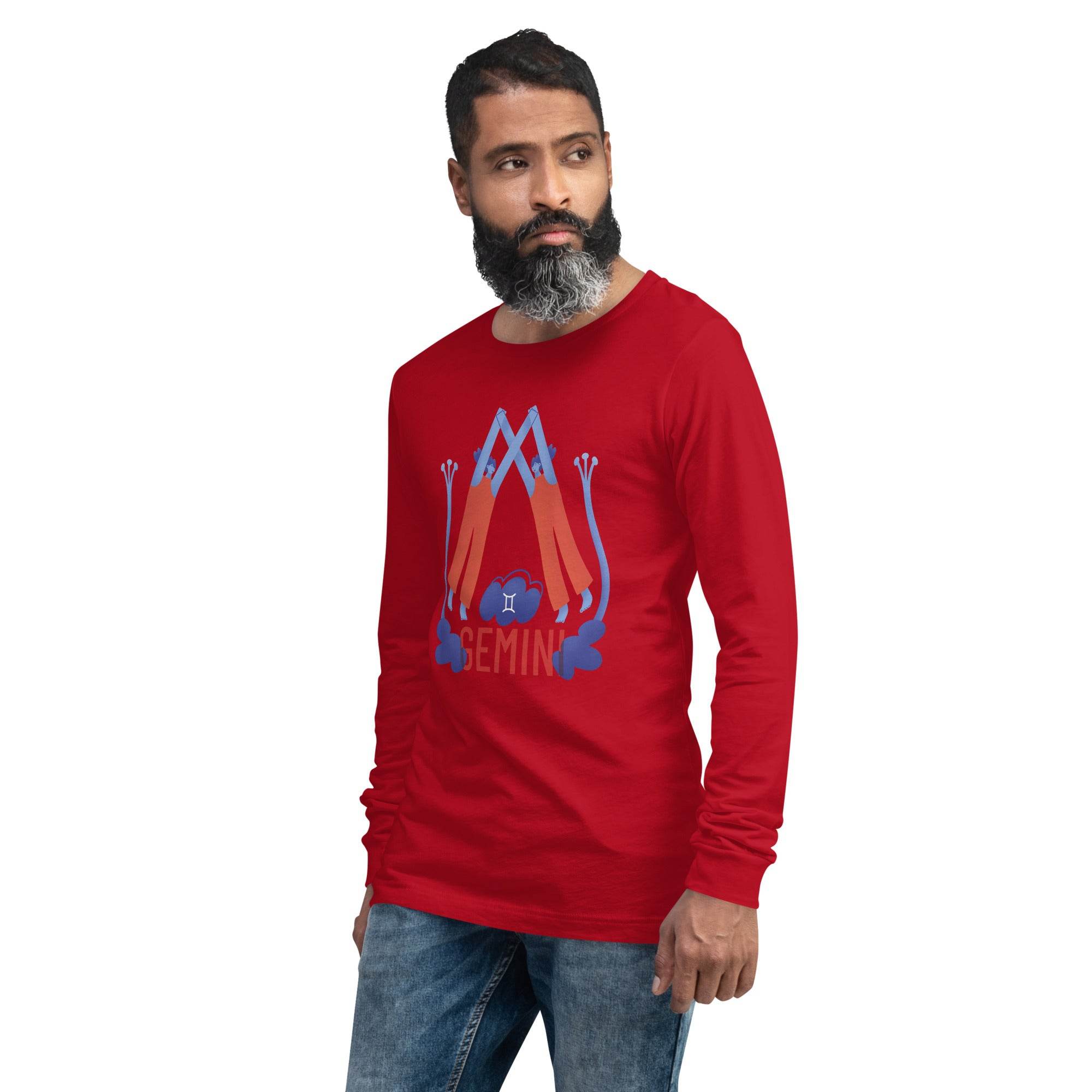 Gemini Unisex Long Sleeve Tee - Raw Edition - 