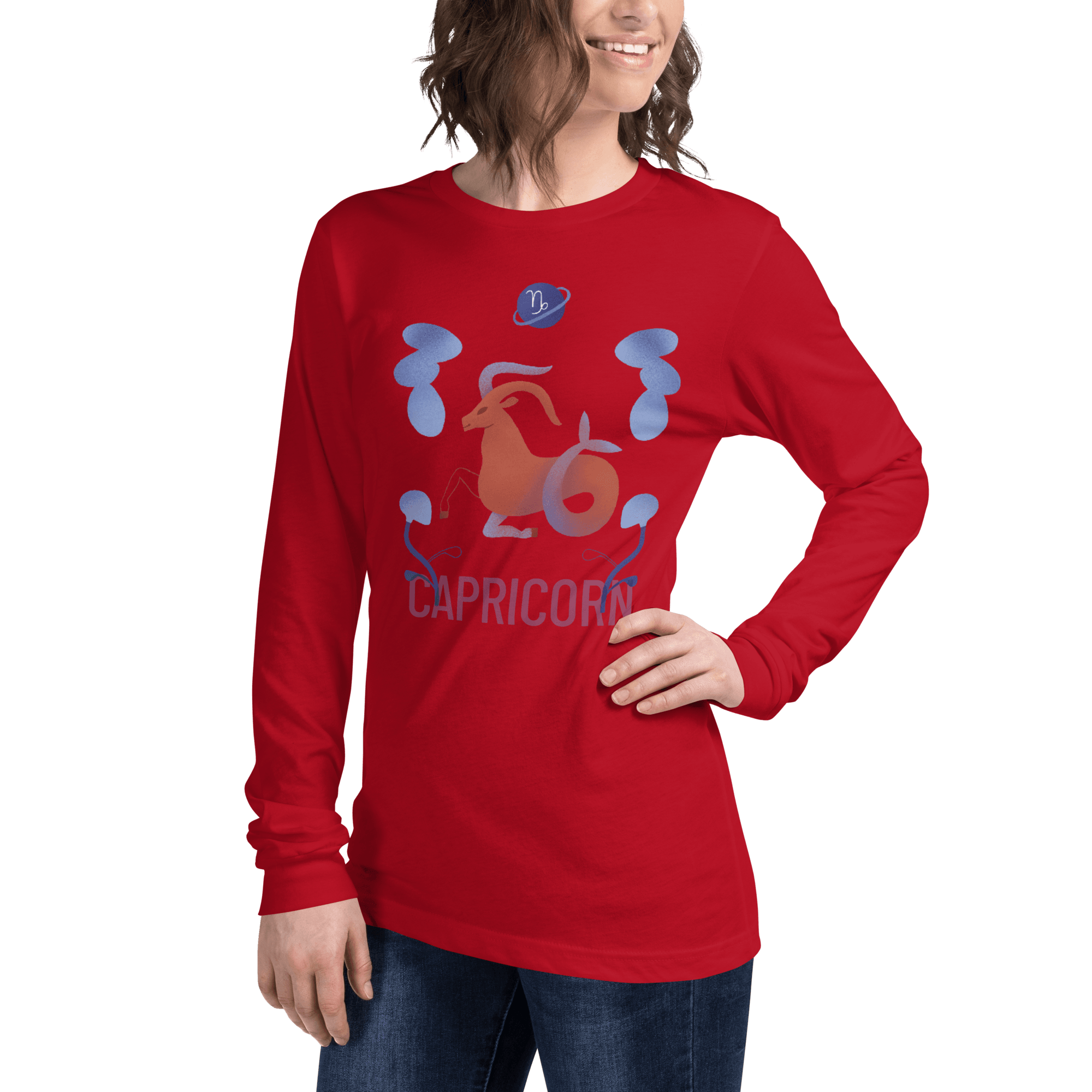 Capricorn Unisex Long Sleeve Tee - Raw Edition - 
